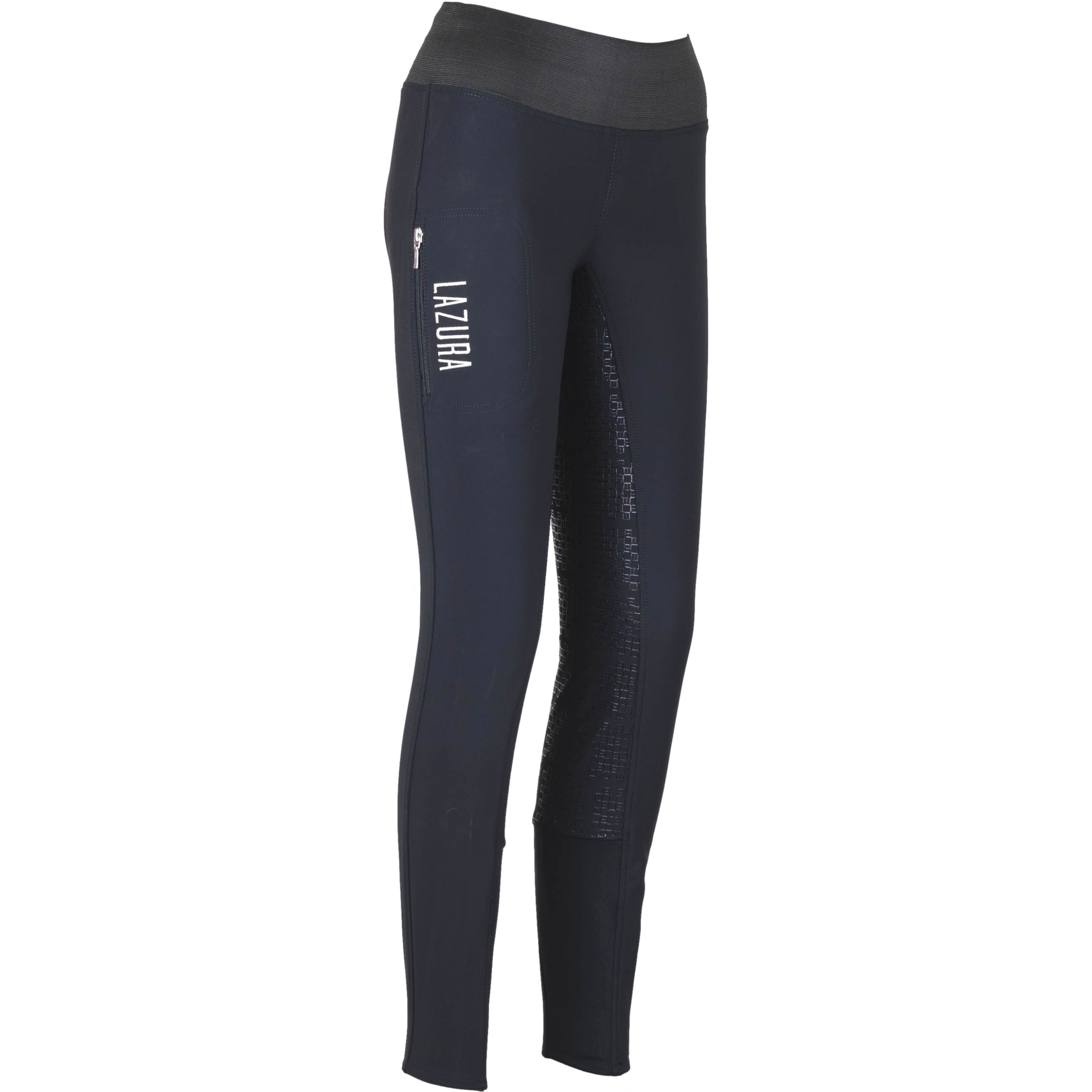 Winter Damen Reitleggings Silikon Vollbesatz EMMA schwarz