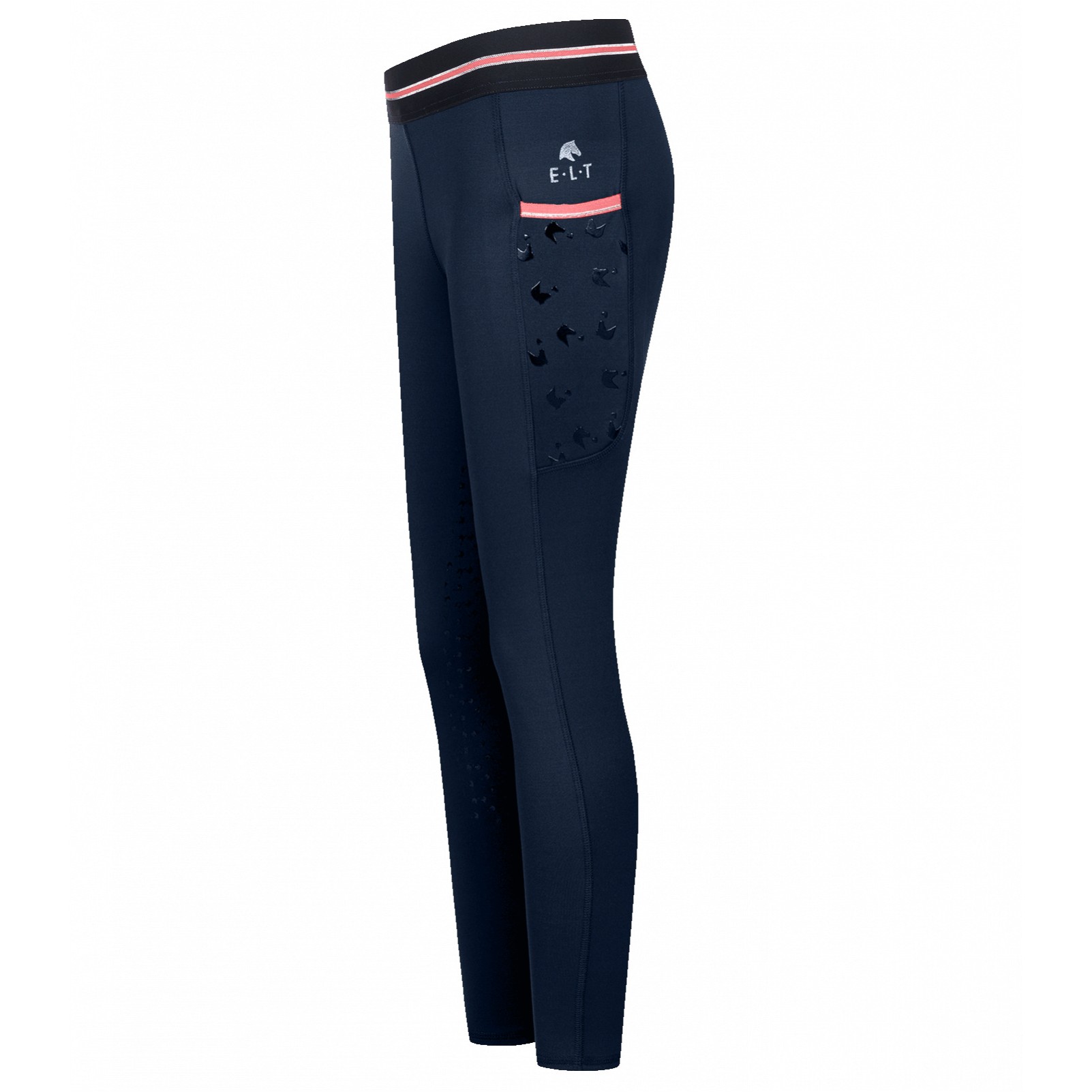 Kinder Thermo Reitleggings Silikon Vollbesatz LUCKY LENI nachtblau