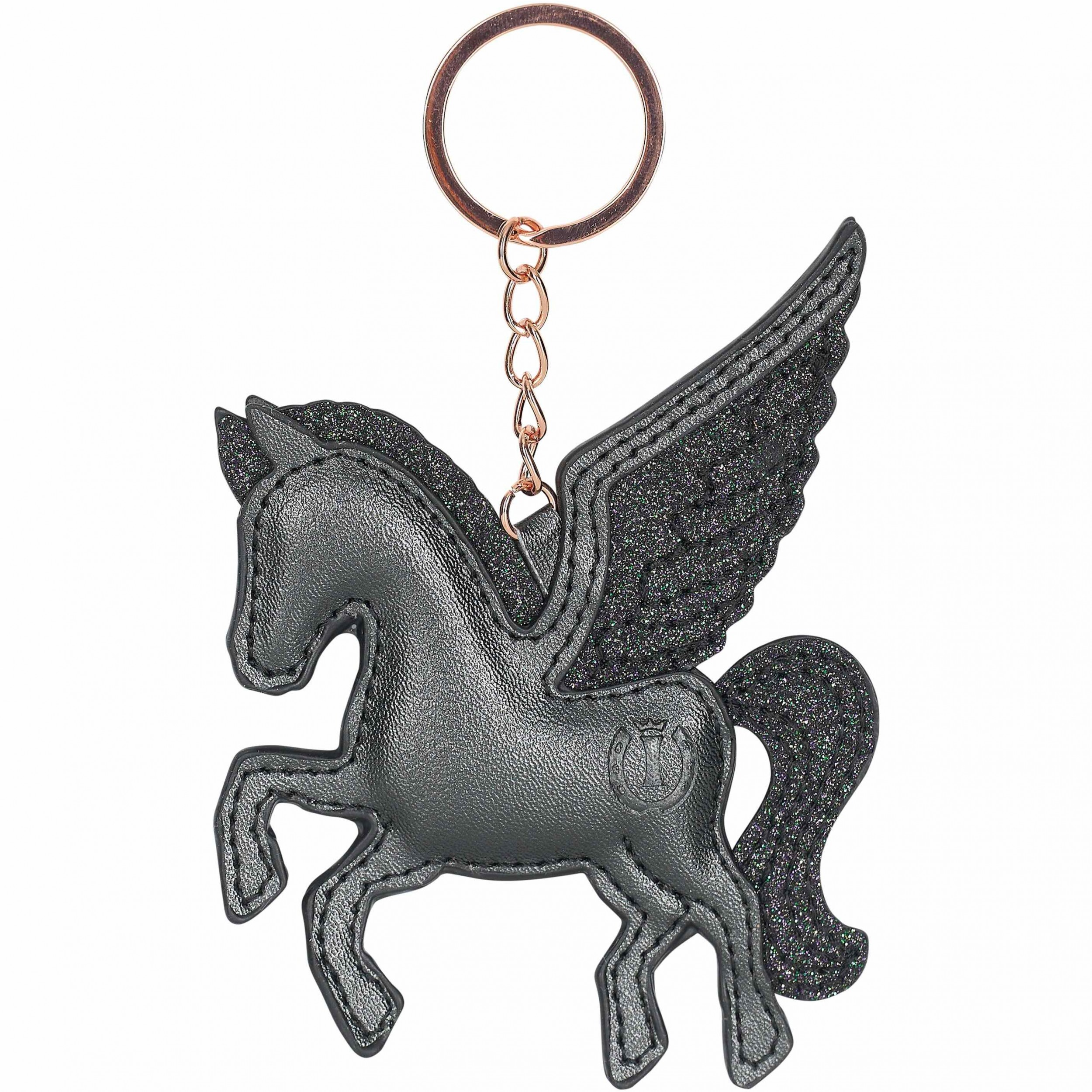 Schlüsselanhänger IRHKey To My Horse schwarz metallic