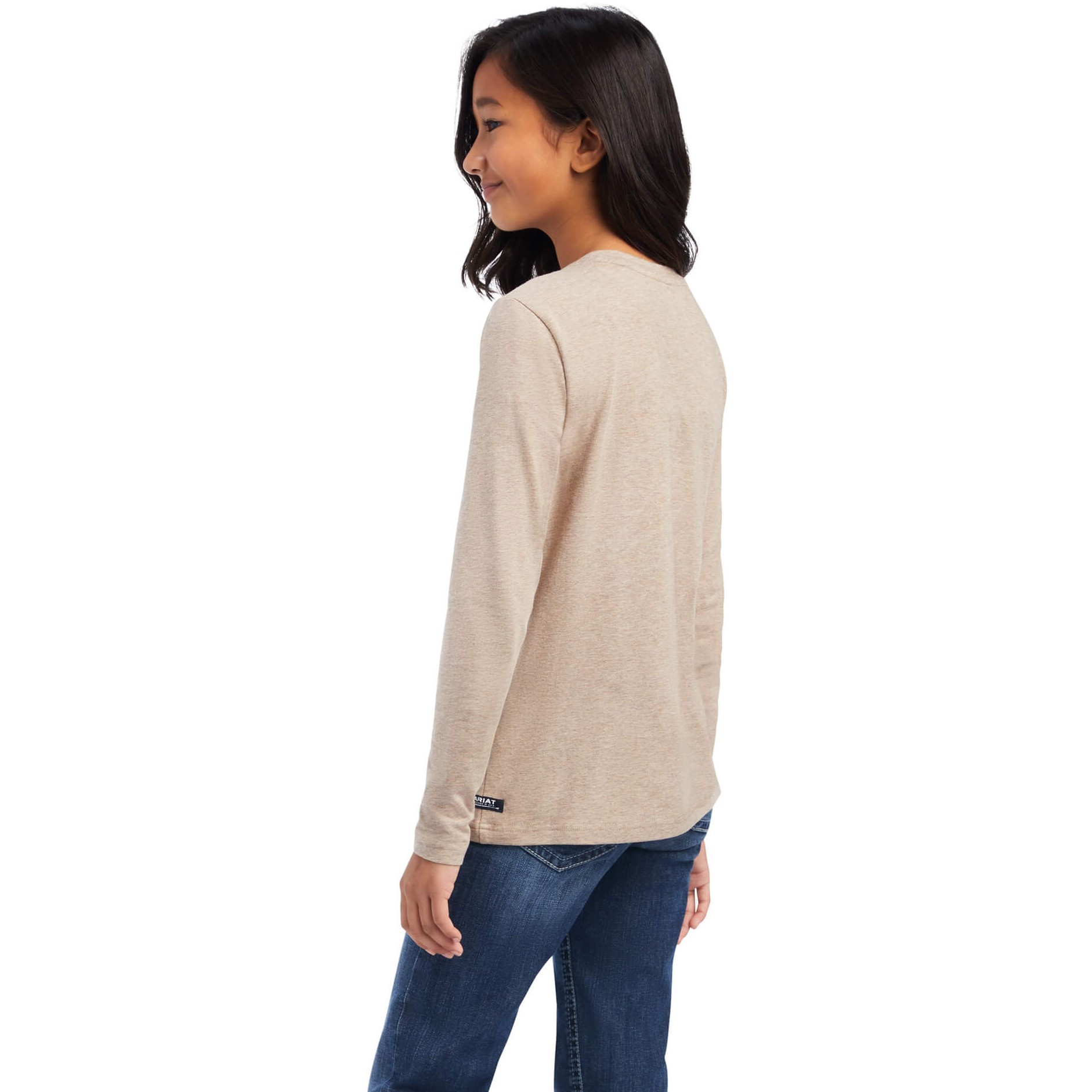 Kinder Longsleeve DIFFERENT COLOR banyan bark heather