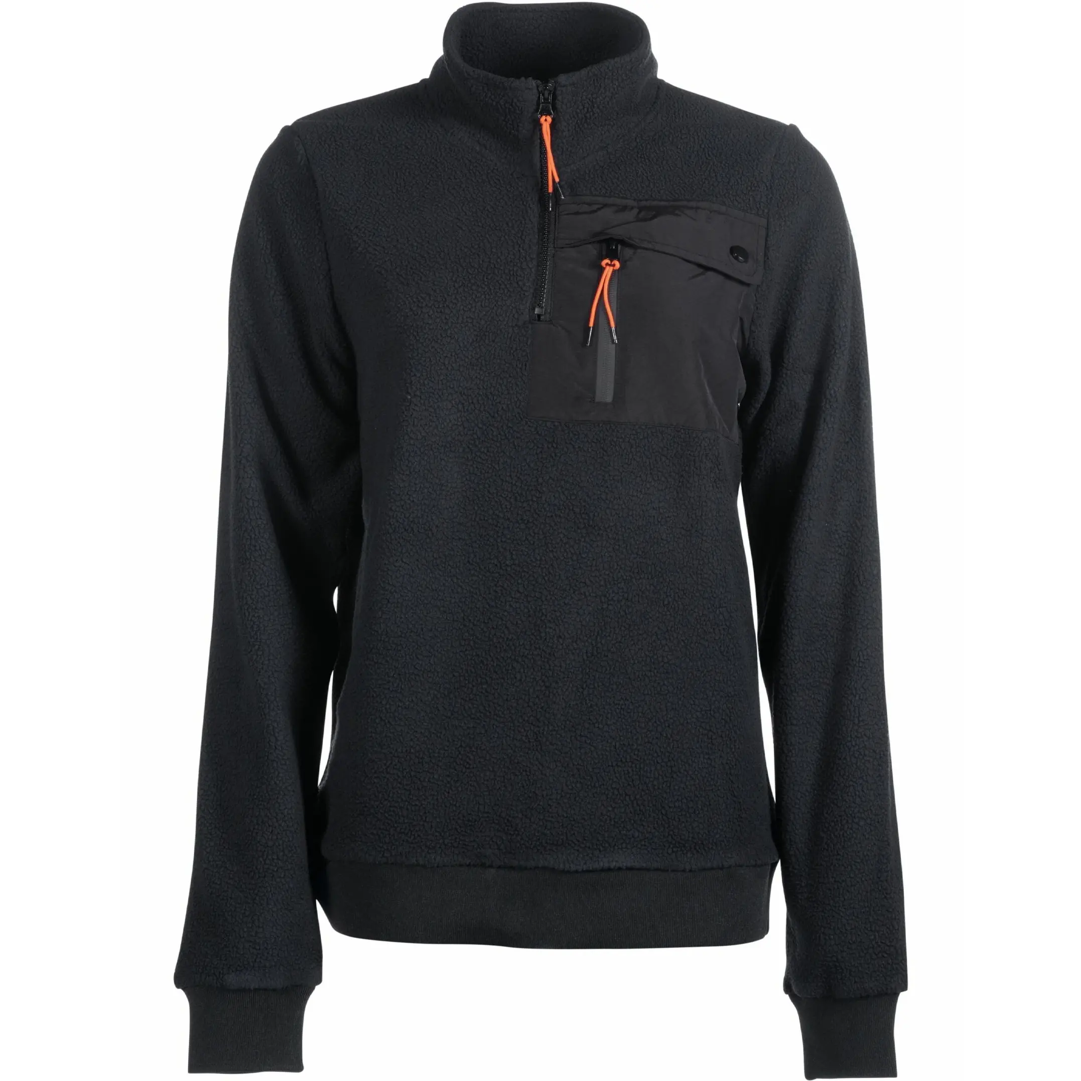 Unisex Pullover TEDDYFLEECE schwarz