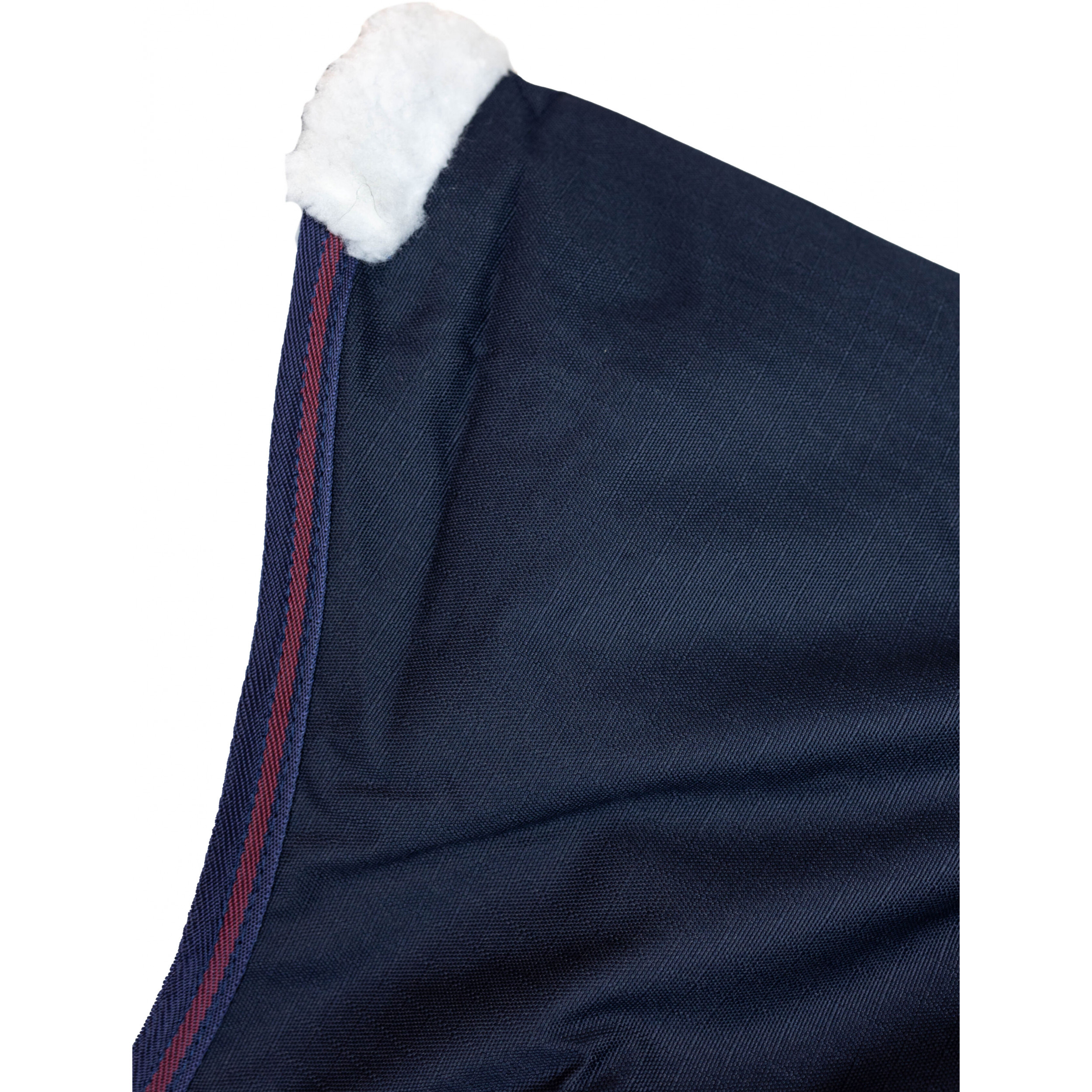 Weidedecke High Neck Polarfleece 600D BASICLINE marine/kastanie