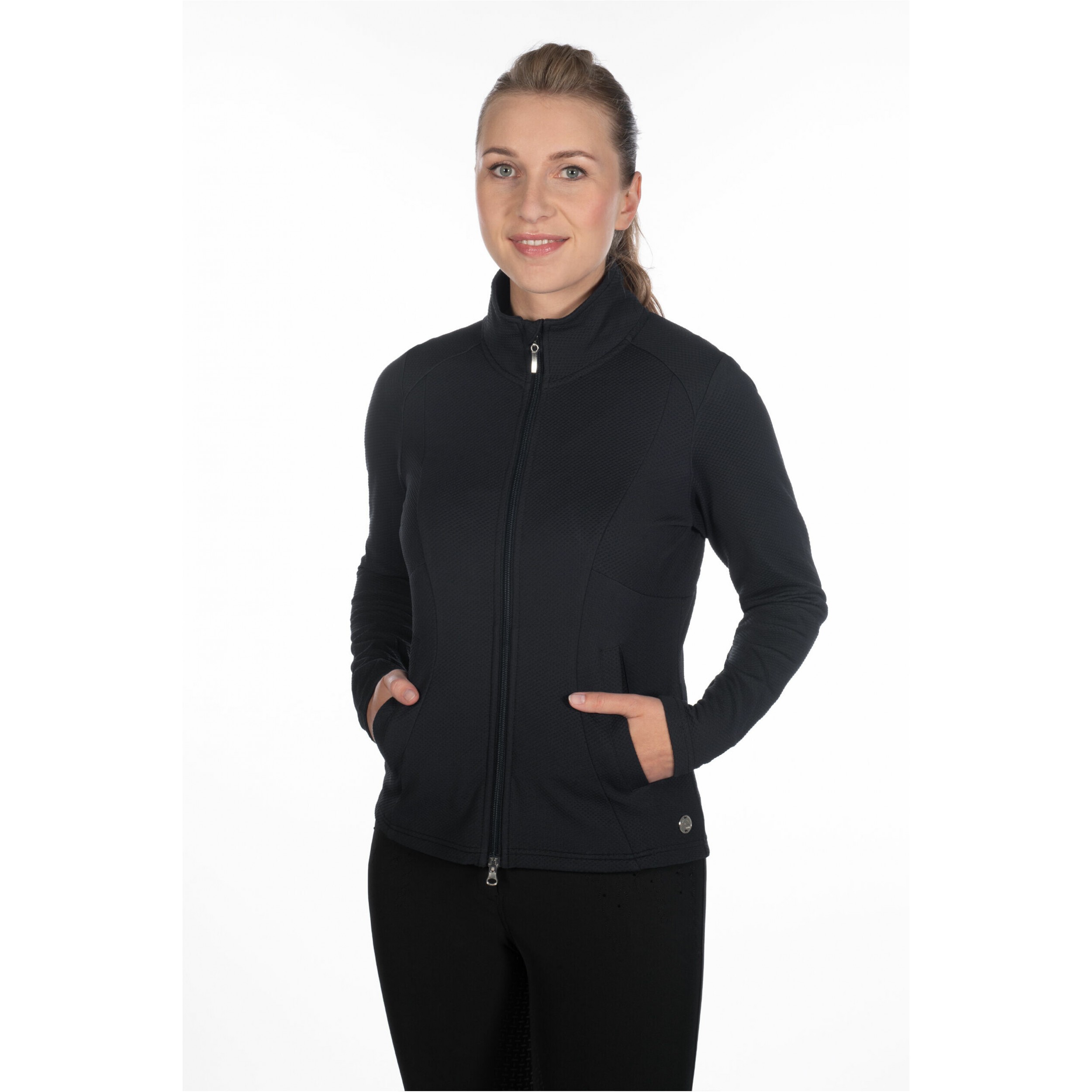 Damen Sweatjacke ALINA schwarz