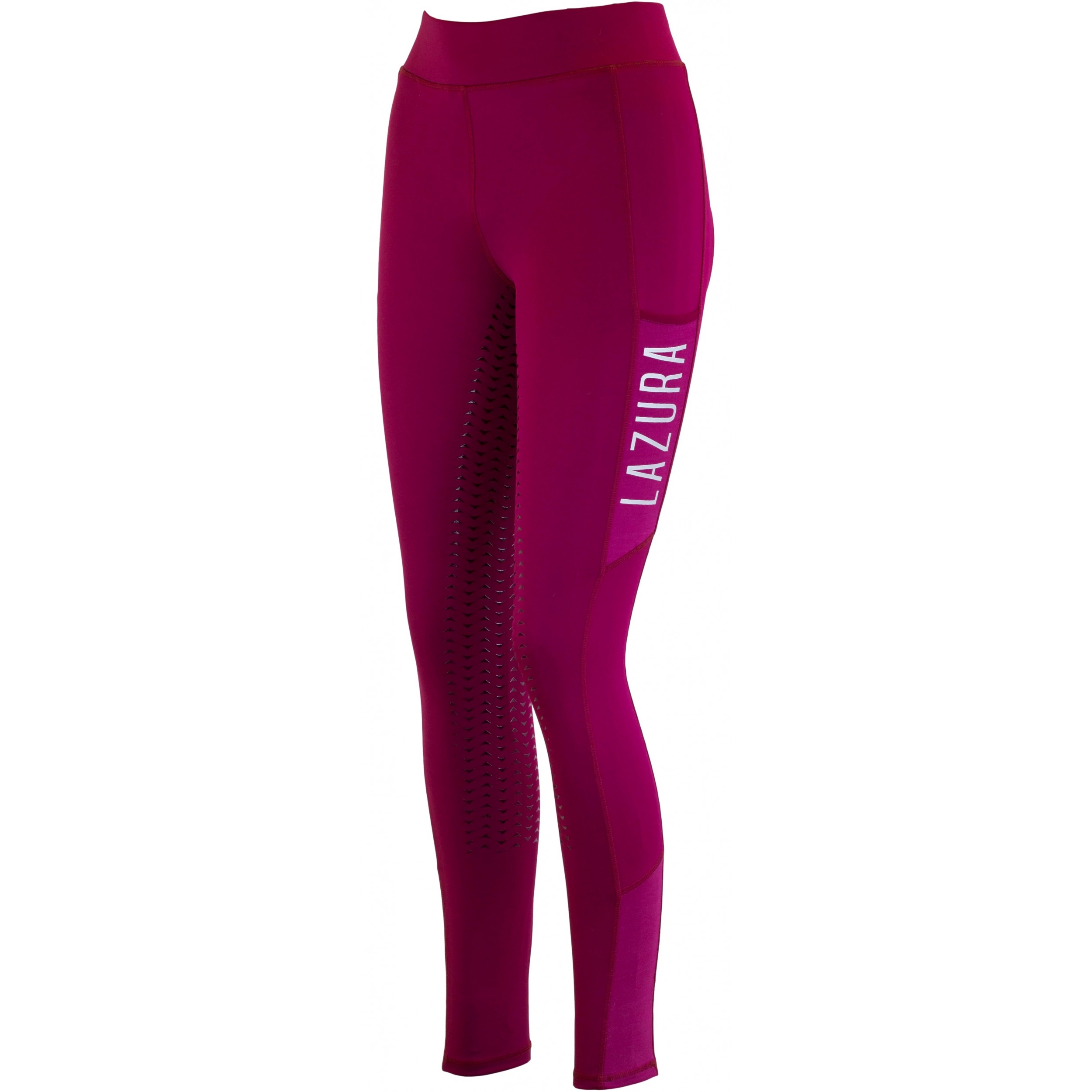 Kinder Reitleggings Silikon Vollbesatz EMILIA cranberry