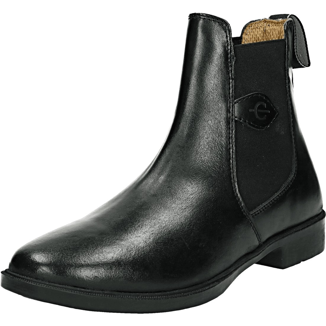 Reitstiefelette CLASSIC Leder schwarz