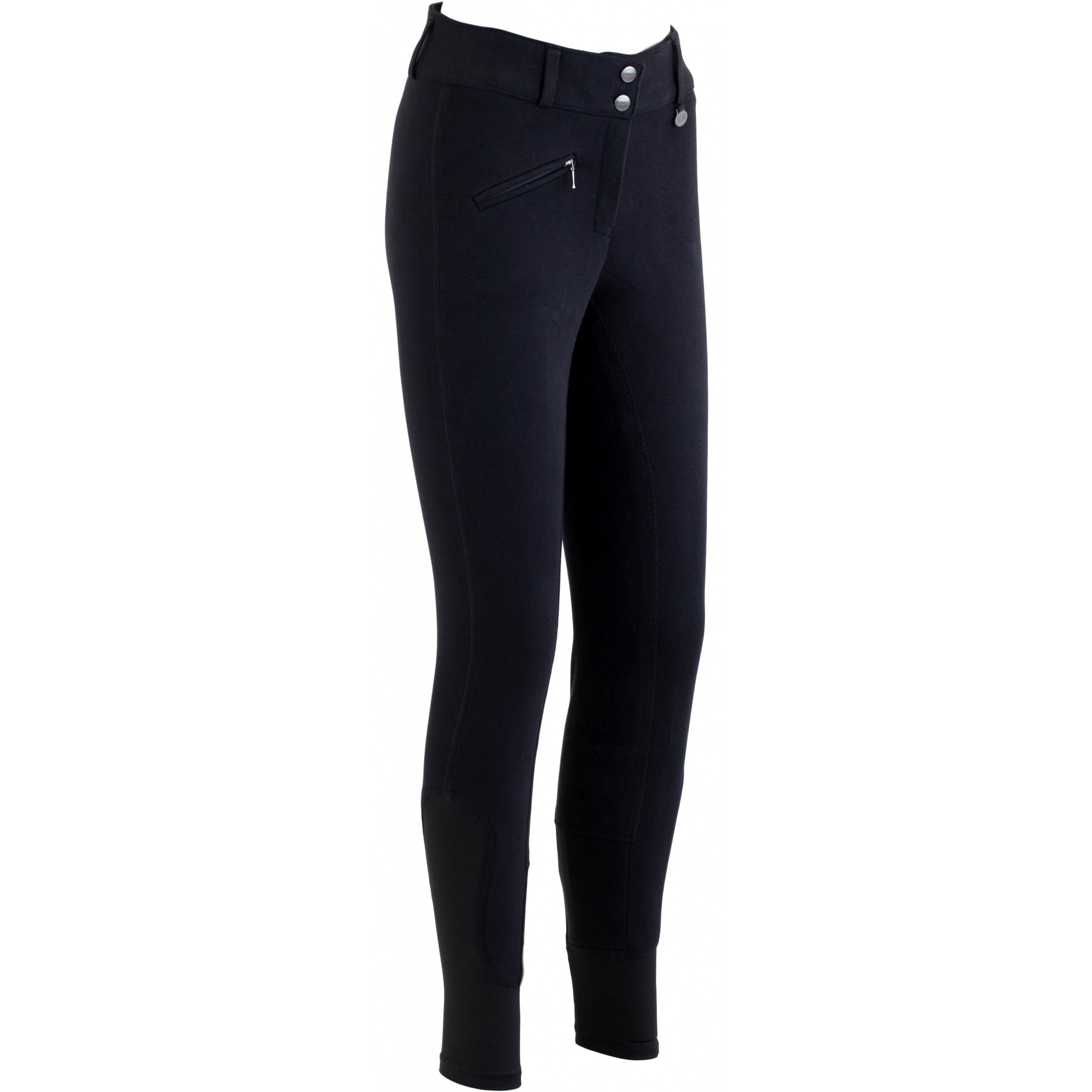 Damen Reithose Vollbesatz COMFORT Hochbund schwarz