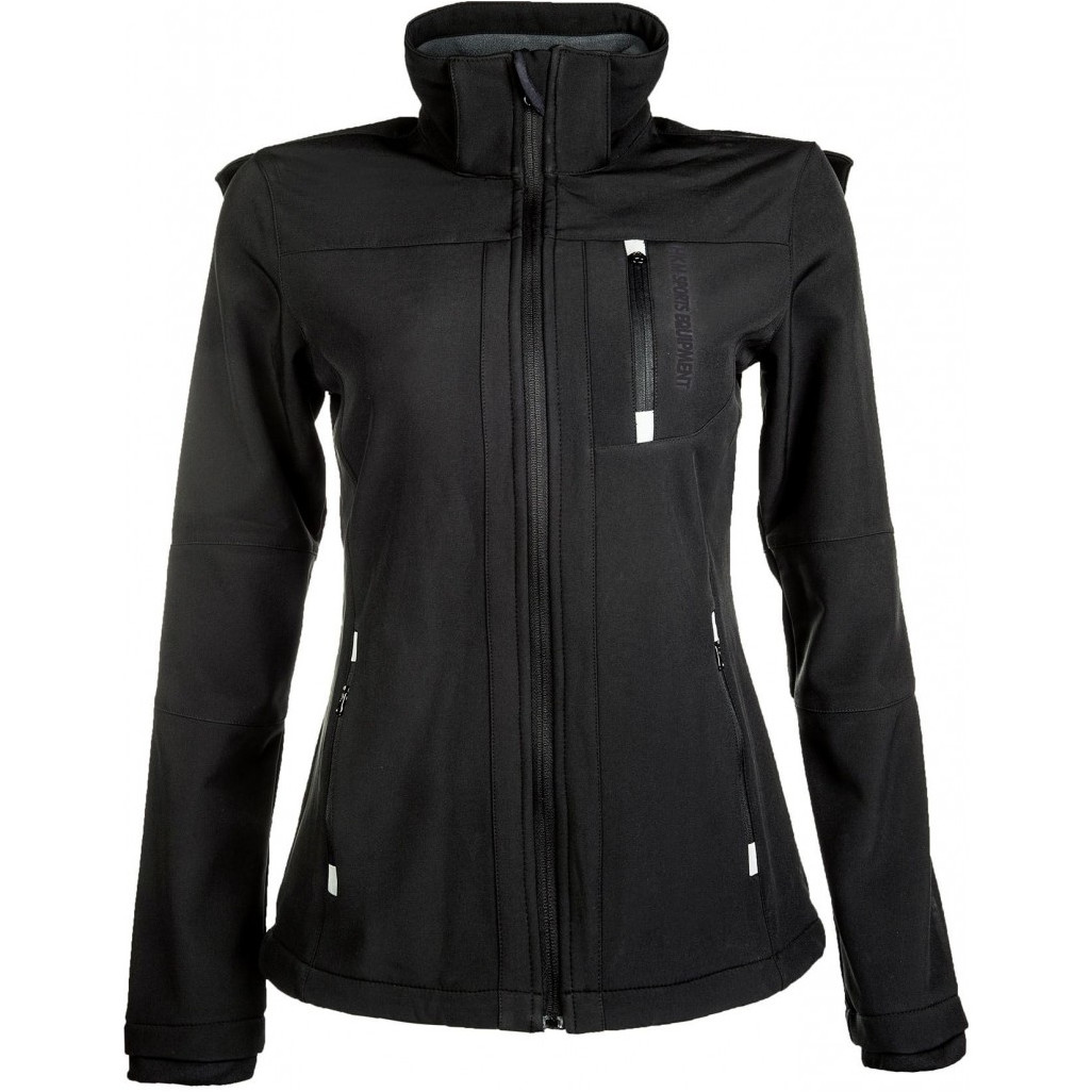 Kinder Reitjacke SPORT Softshell schwarz