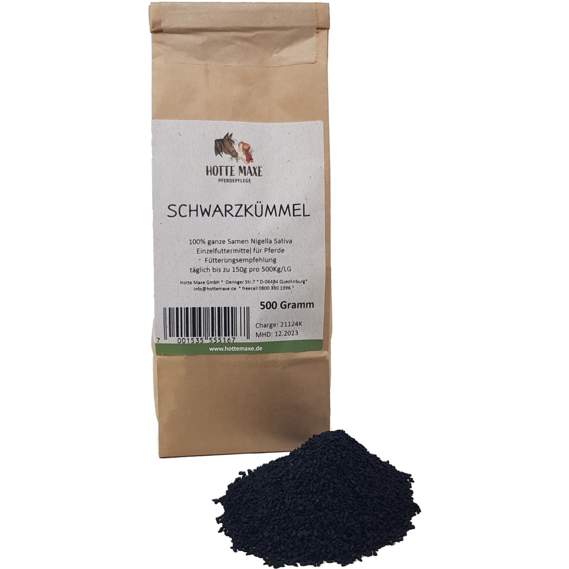 Schwarzkümmel Samen ägyptisch 500g