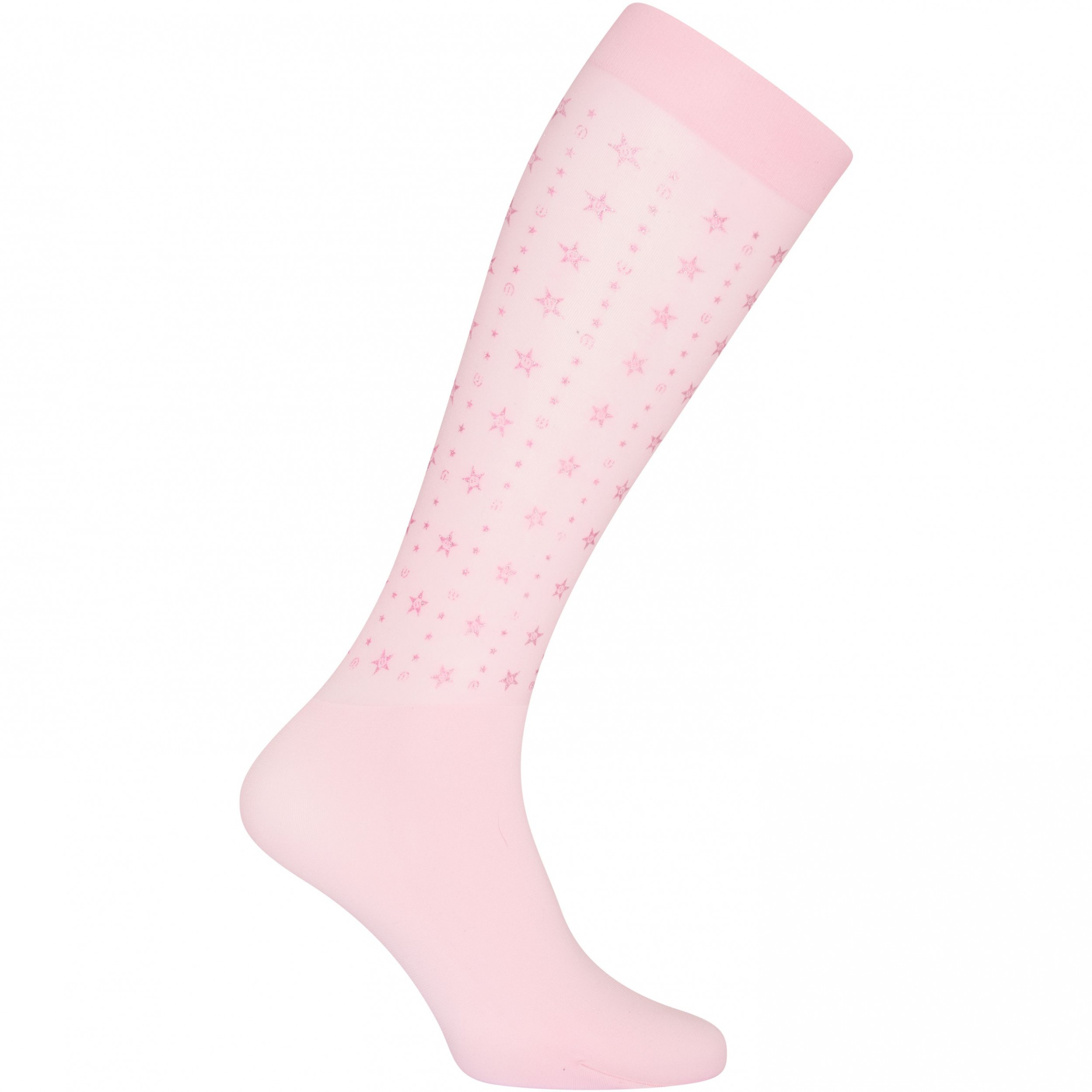 Reitsocken IRHAmbient Stars Up powder pink