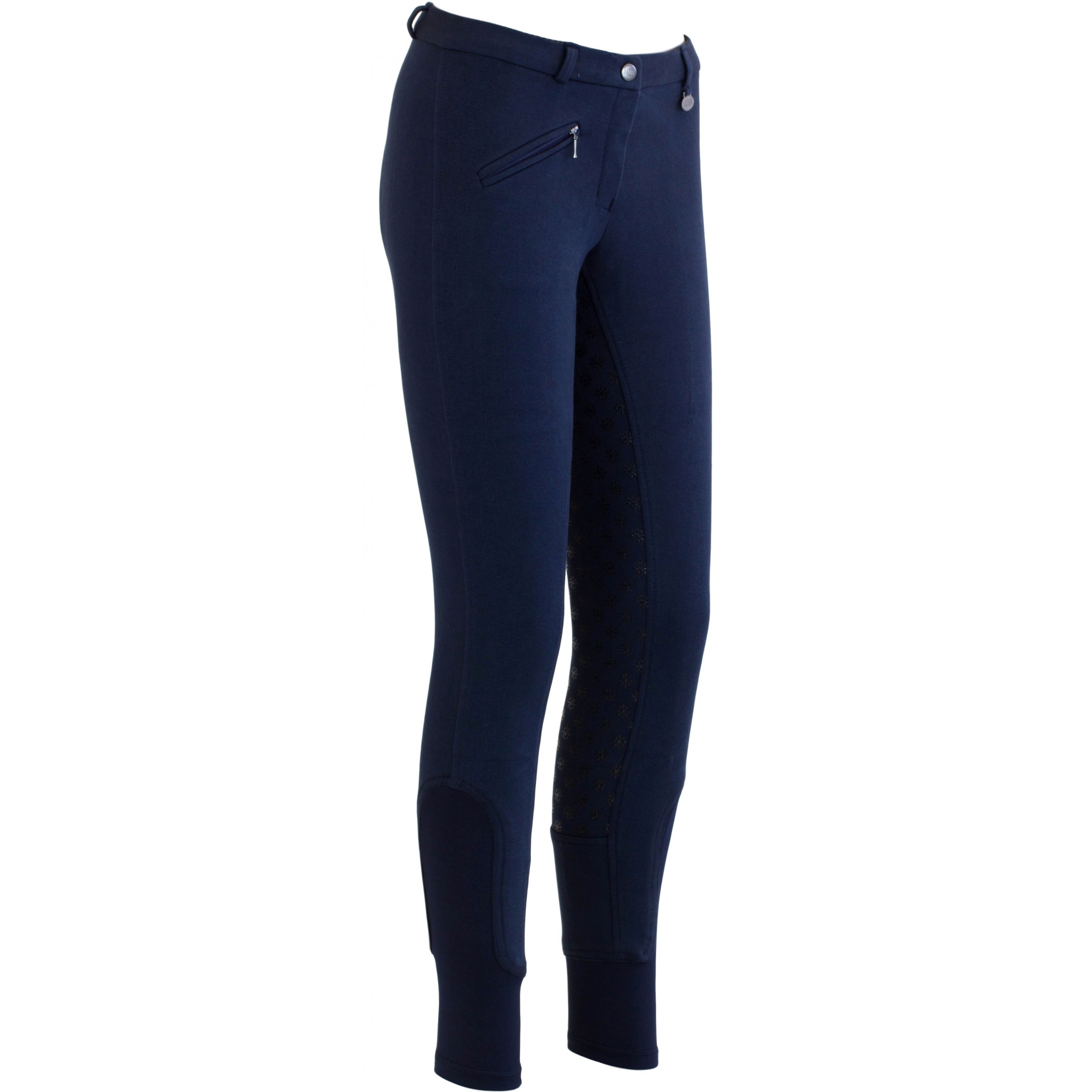 Winter Damen Reithose Silikon Vollbesatz COMFORT nachtblau