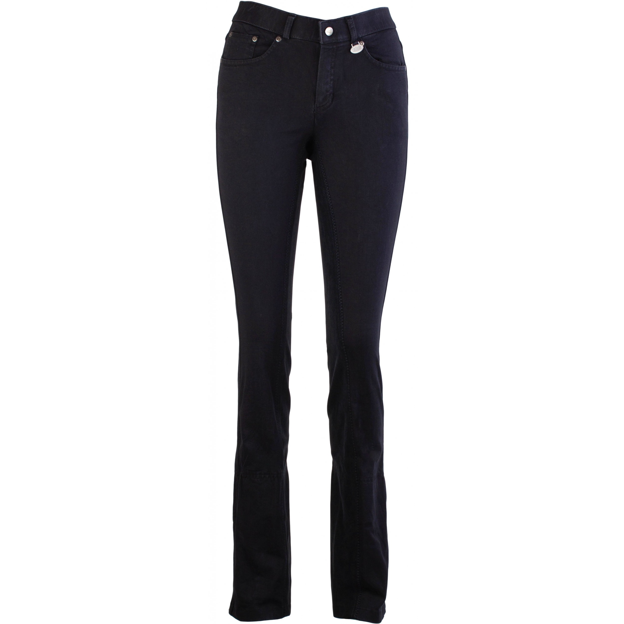 Damen Jodhpur Reithose Vollbesatz DINA Jeans schwarz