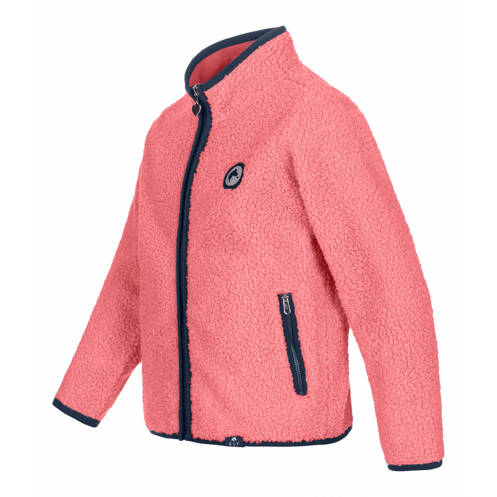 Kinder Fleecejacke LUCKY LANA rosarot