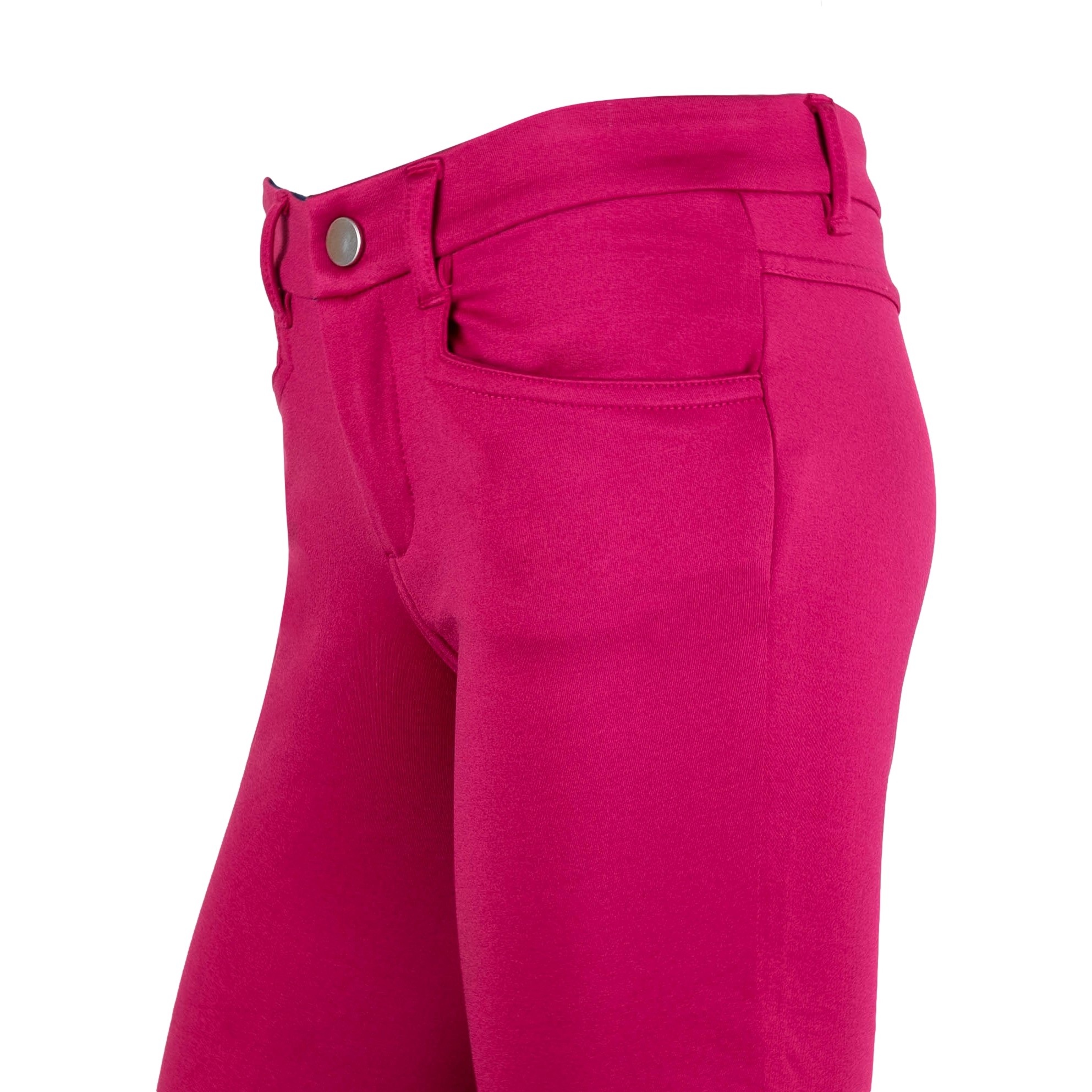 Kinder Reithose Silikon Kniebesatz COMFY cranberry