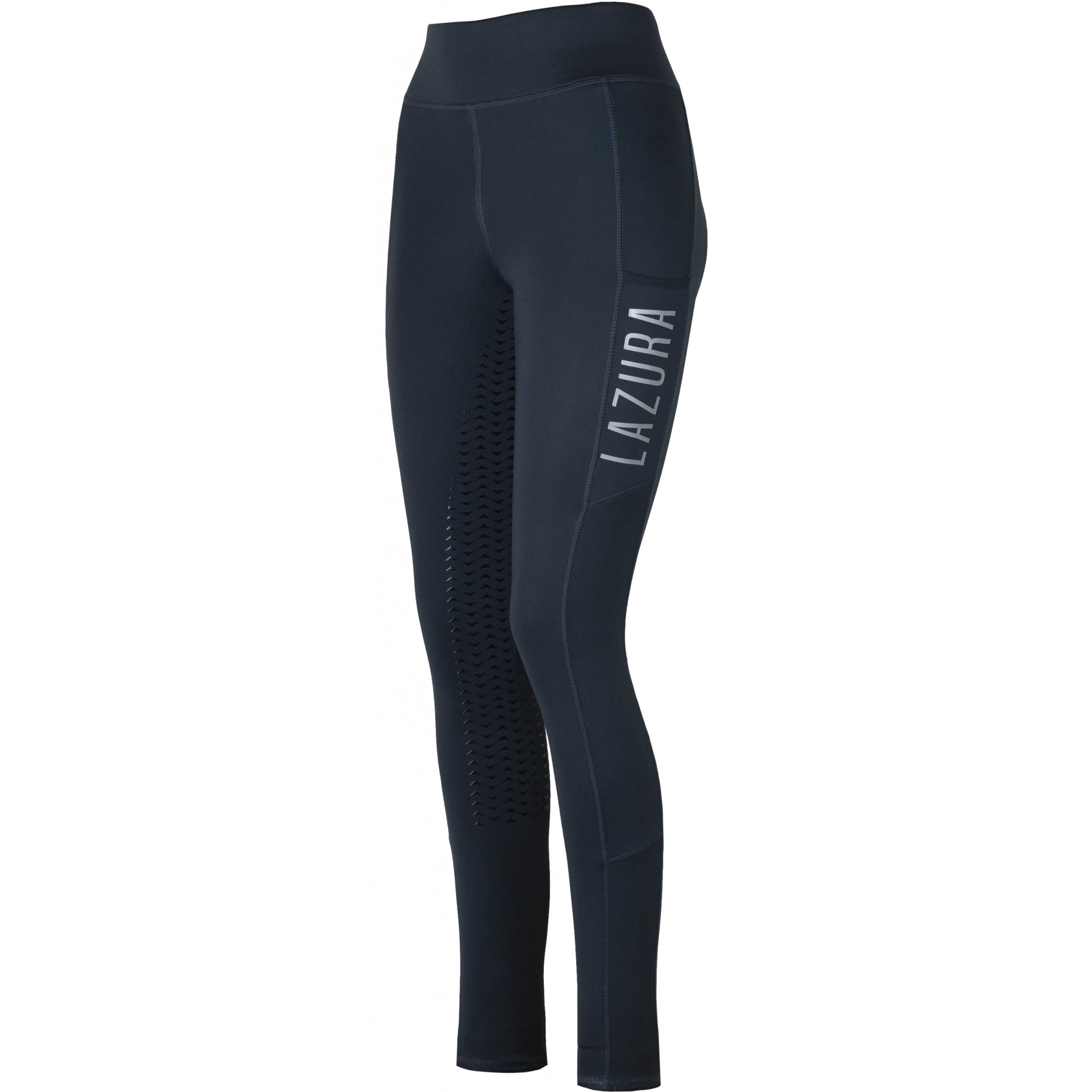 Damen Reitleggings Silikon Vollbesatz EMILIA asphalt