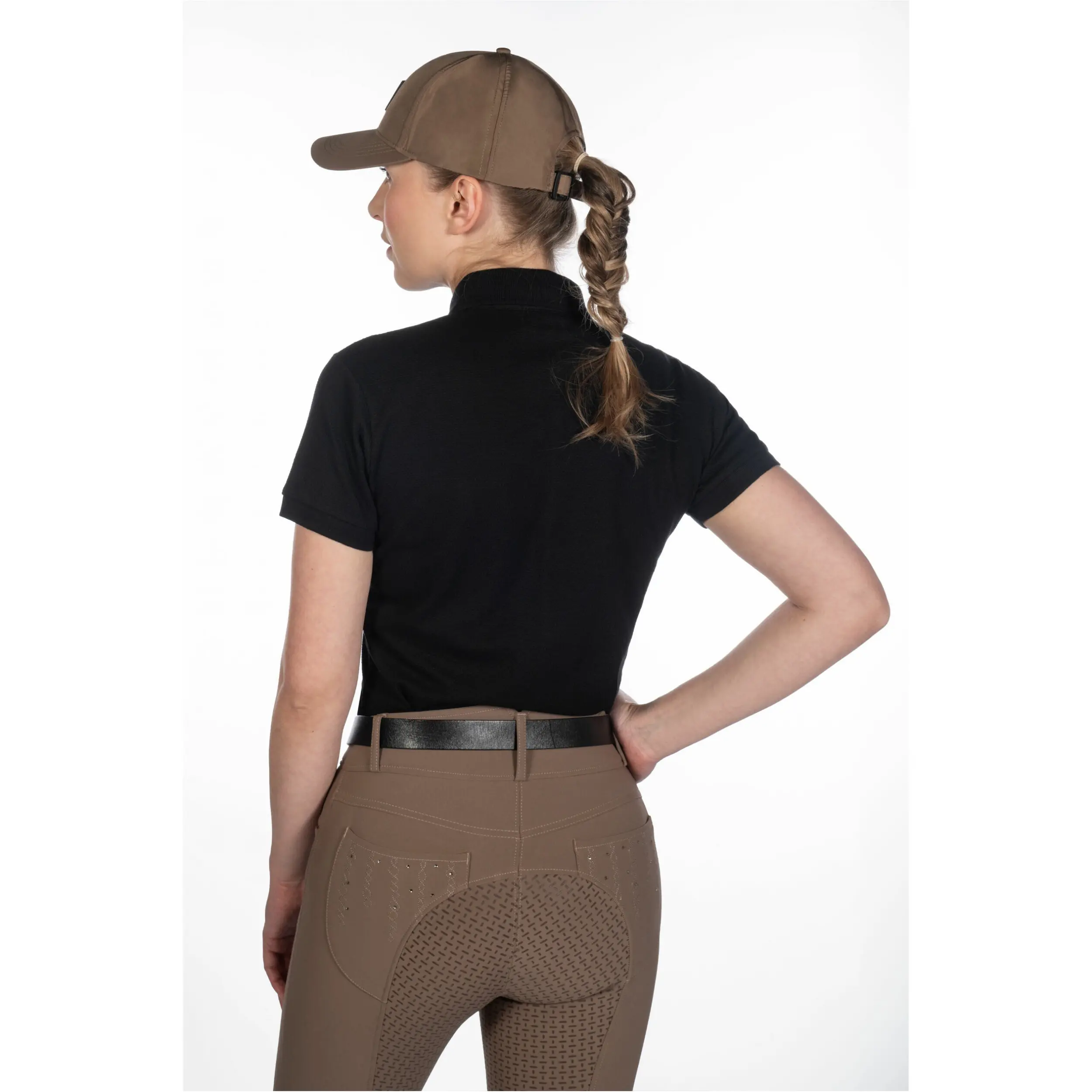 Damen Poloshirt ELISA schwarz