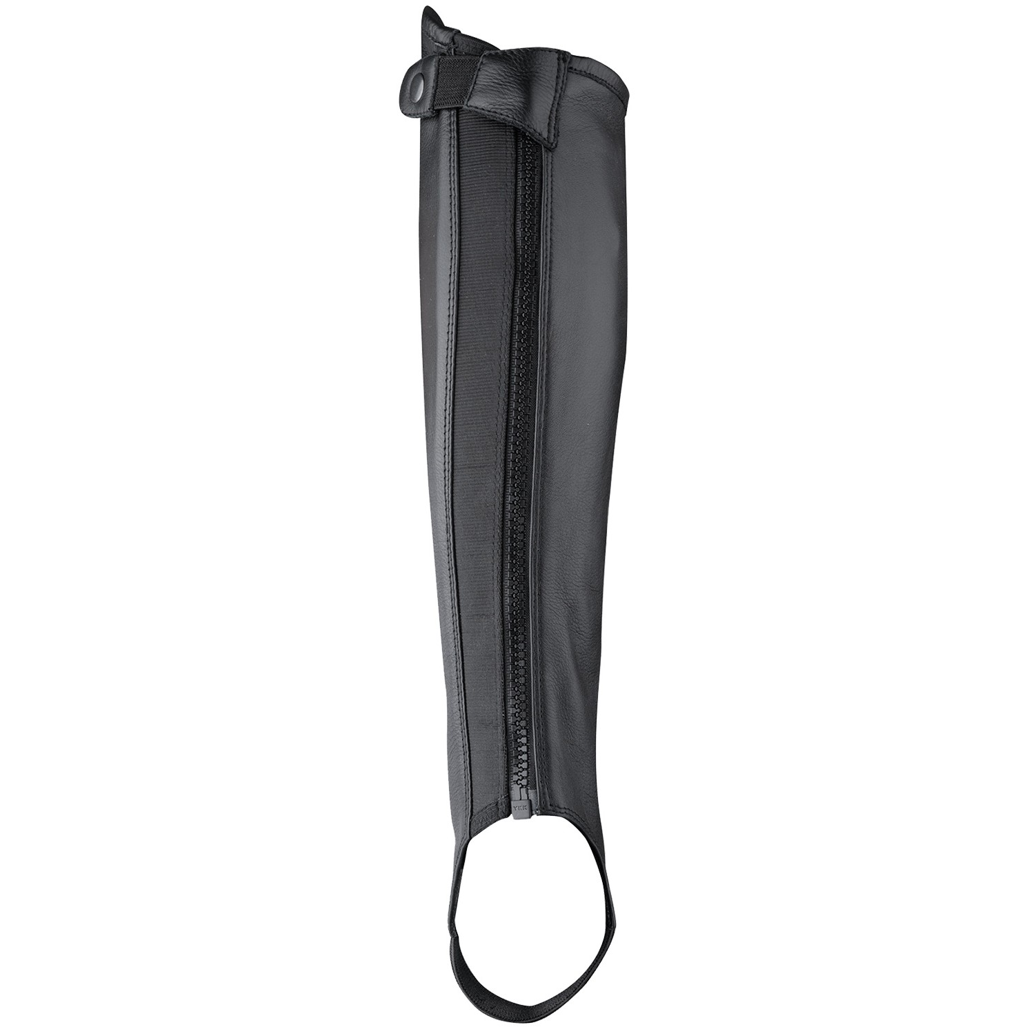 Lederchaps CLASSIC schwarz