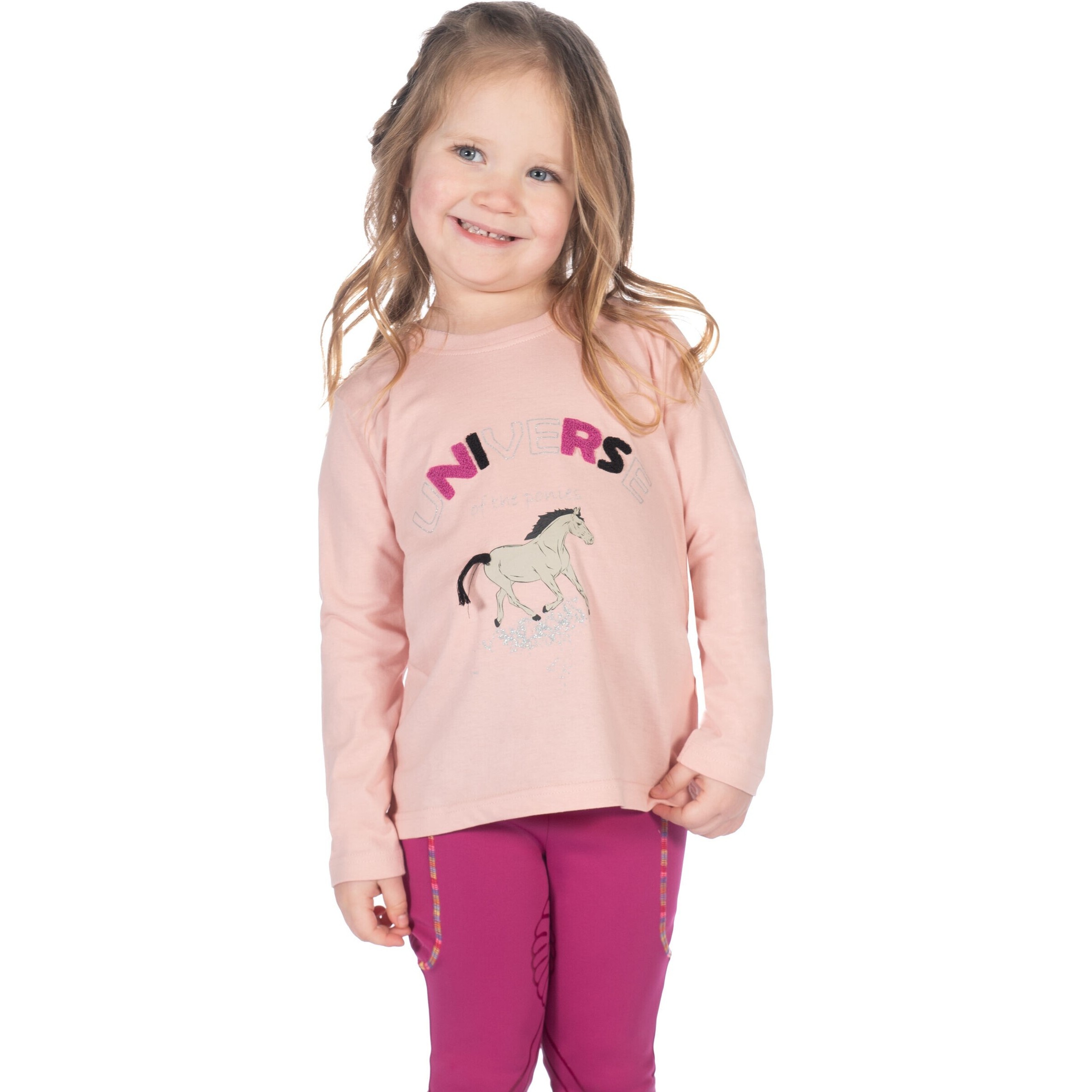 Kinder Langarmshirt POLLY rosa