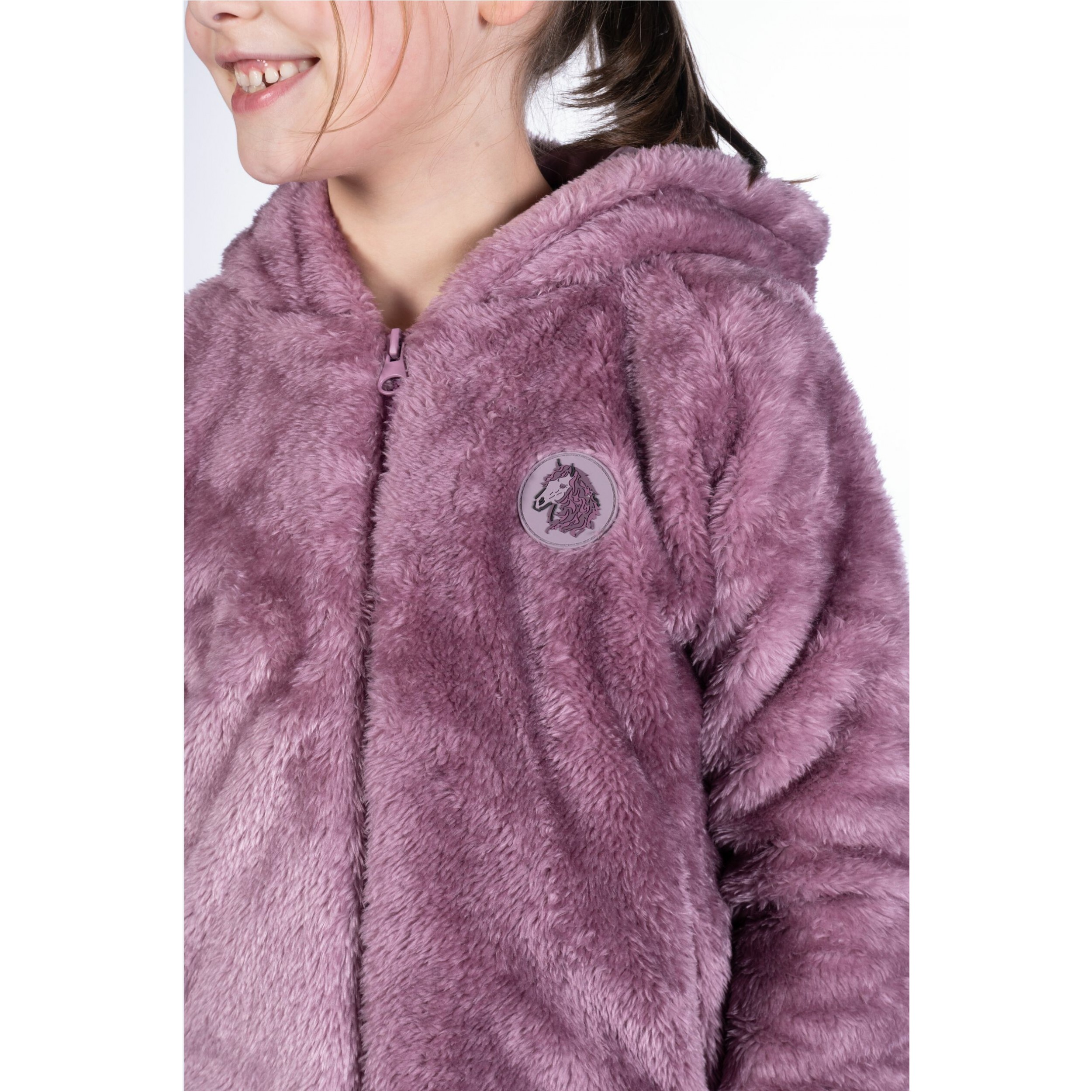 Winter Kinder Teddyjacke ALVA lila