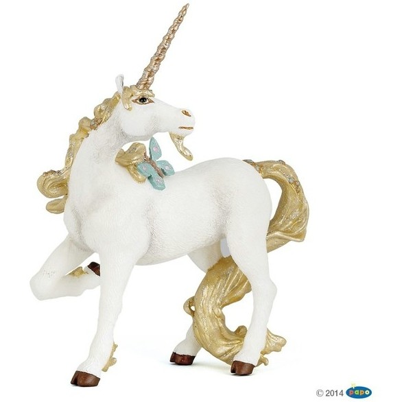 Einhorn goldfarben