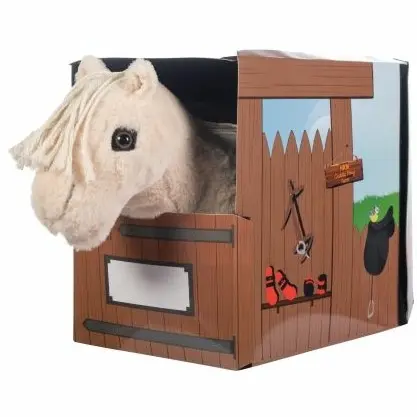 Kuscheltier Cuddle Pony TONY schwarz