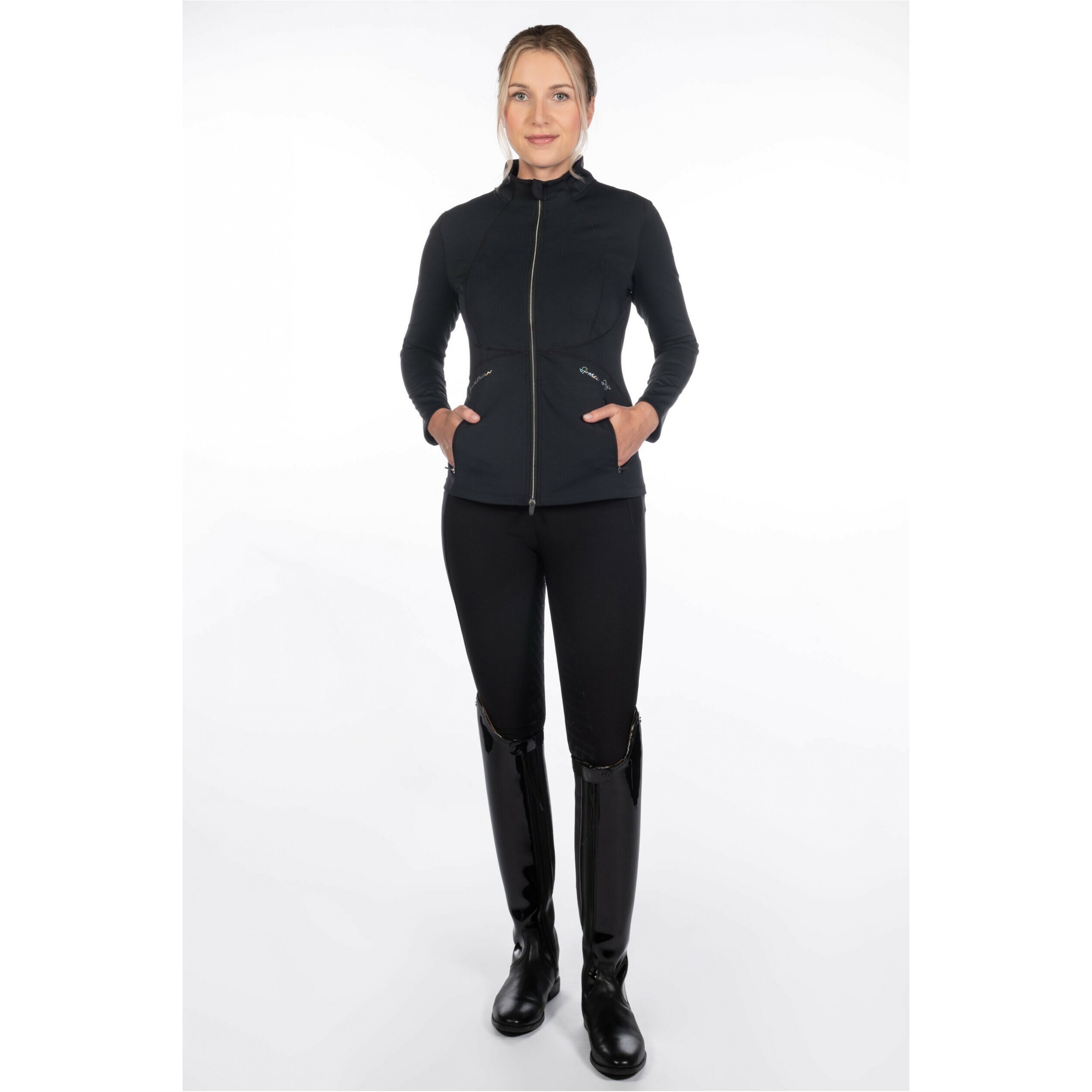 Damen Funktionsjacke HARBOUR ISLAND schwarz