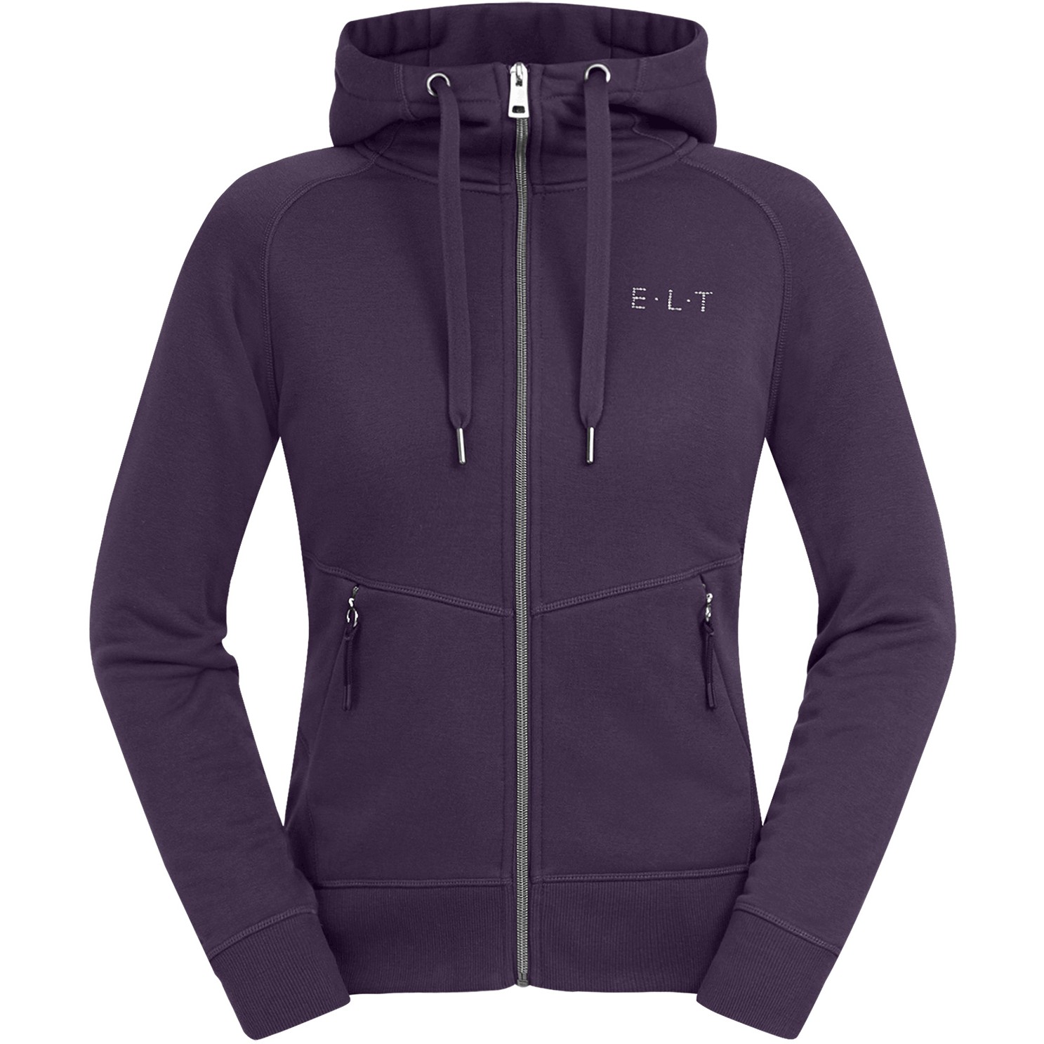 Damen Hoody-Jacke ORLANDO dunkelviolett