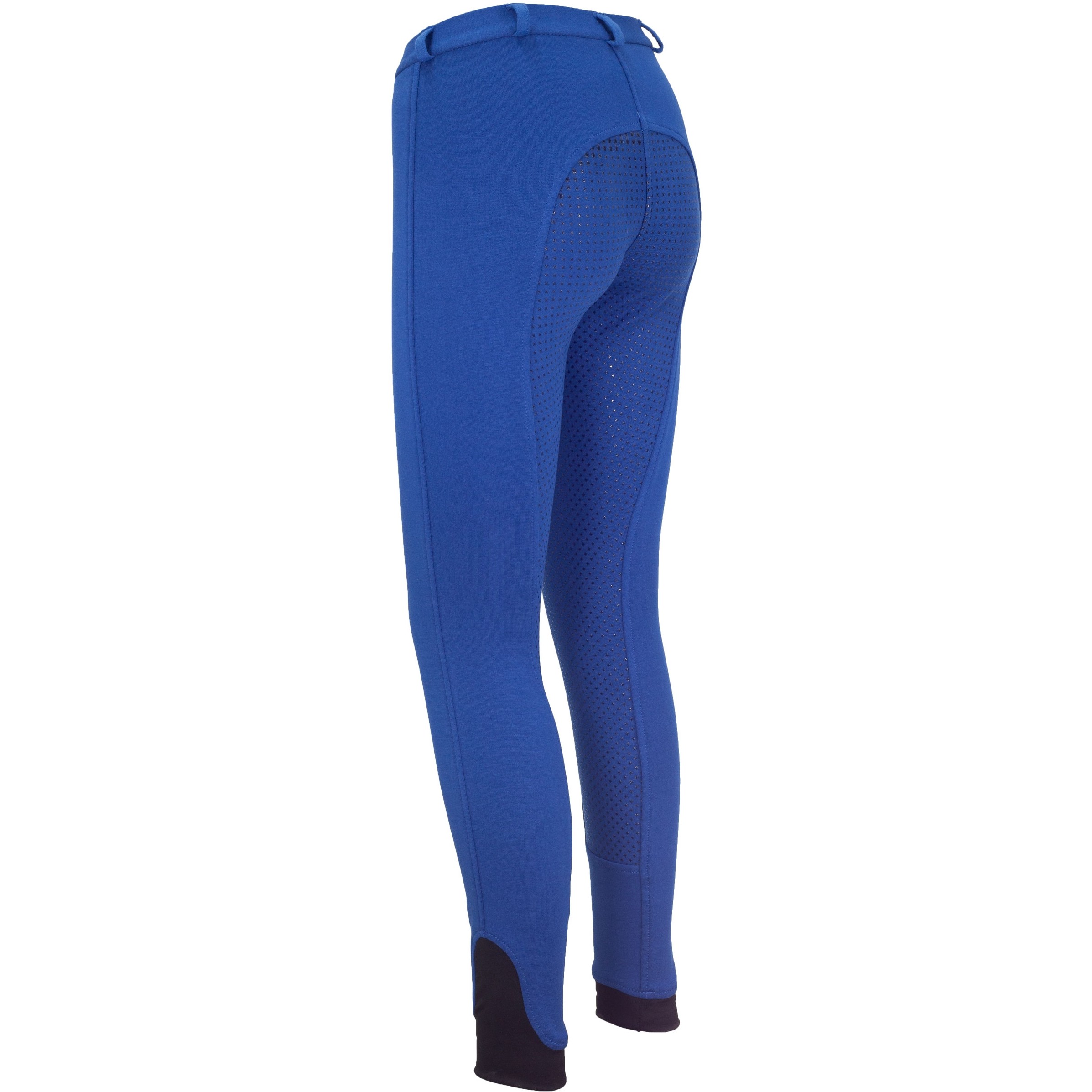 Kinder Reithose Silikon Vollbesatz Flex BASICLINE royalblau