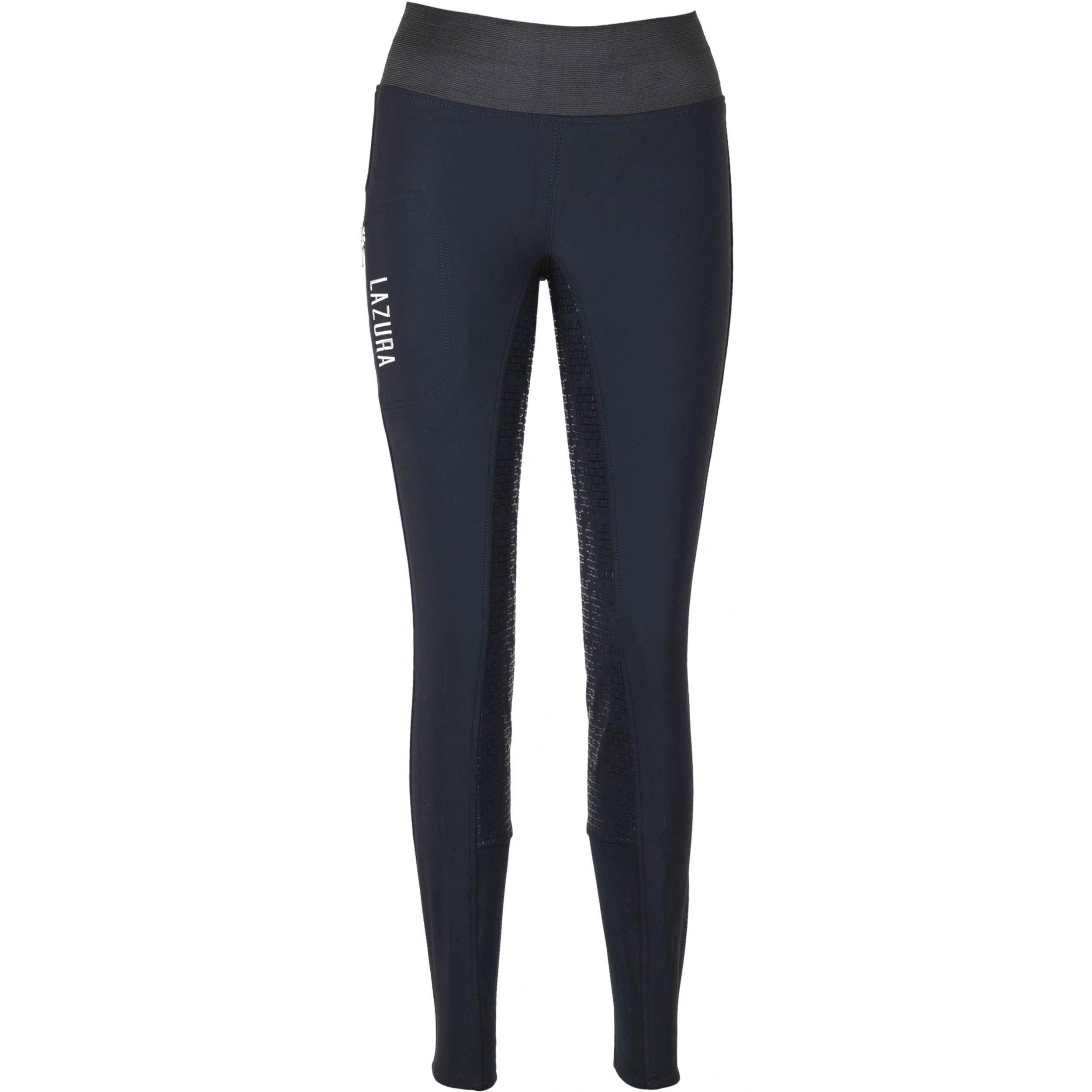 Winter Damen Reitleggings Silikon Vollbesatz EMMA schwarz