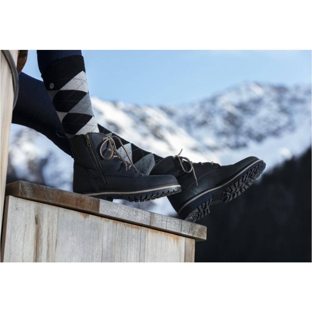 Winter Stallschuhe HYBRID schwarz