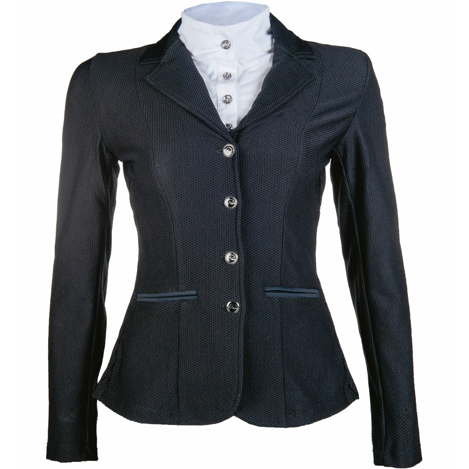 Damen Turnierjacket MESH LINDA schwarz