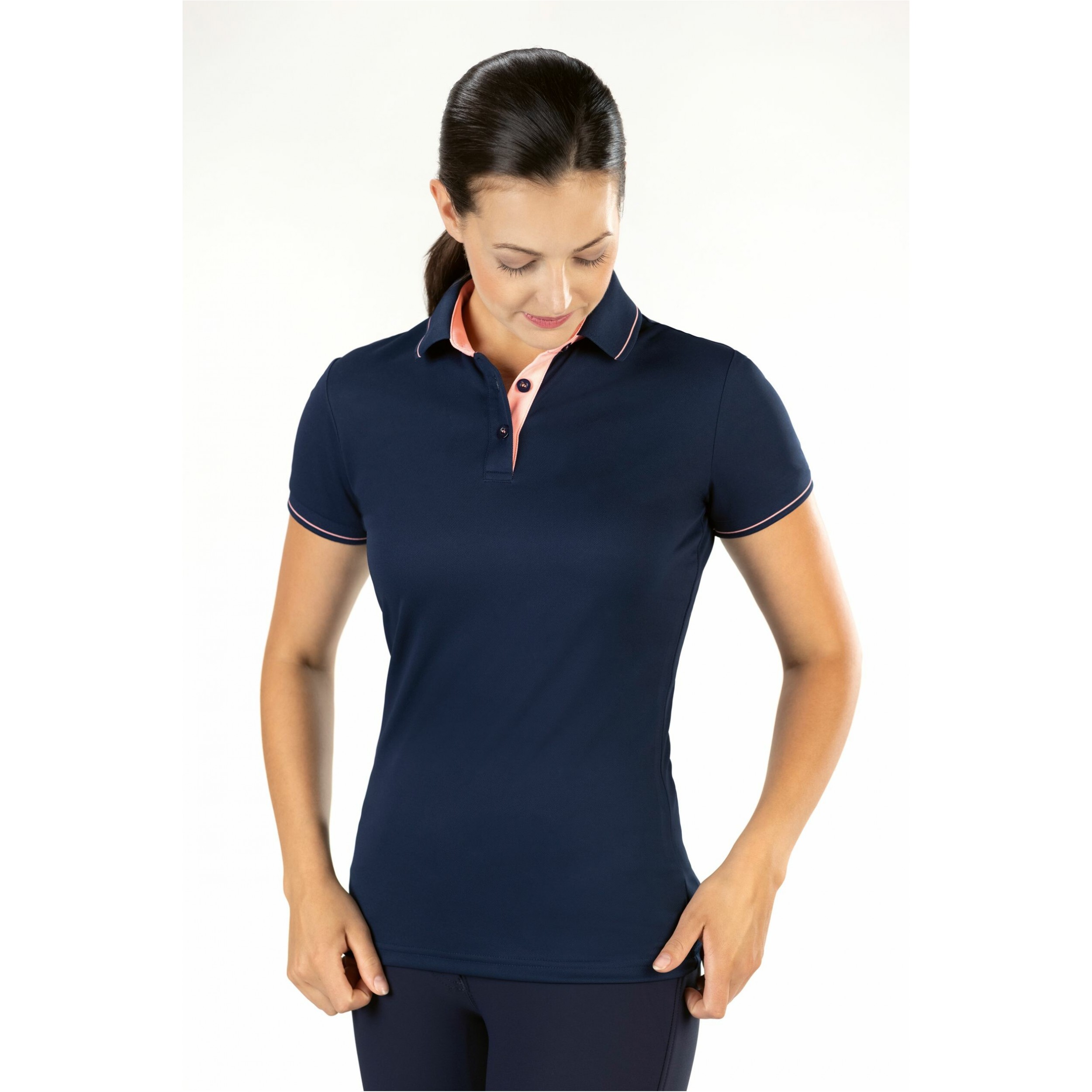 Damen Poloshirt CLASSICO dunkelblau