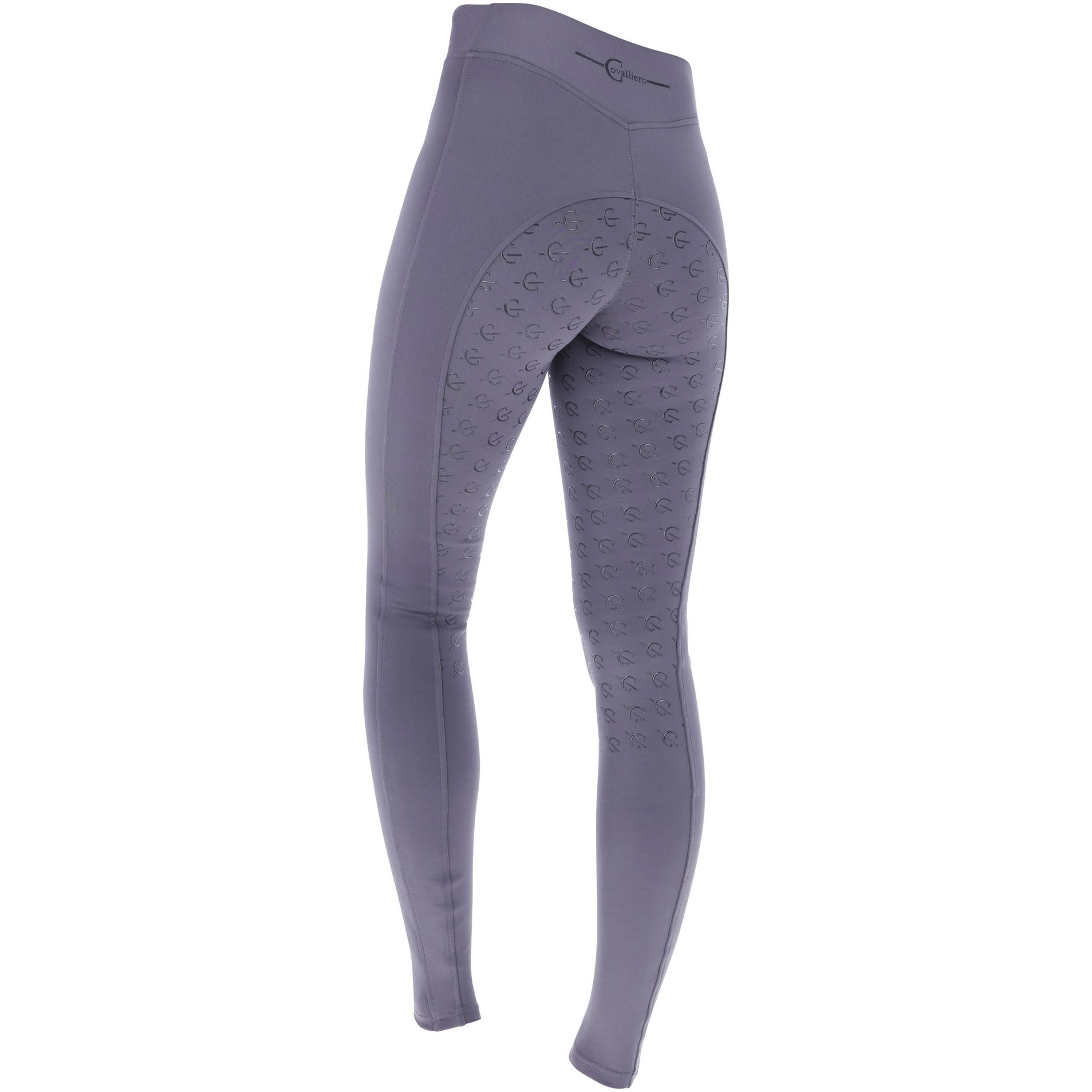 Kinder Reitleggings Silikon Vollbesatz CLASSIC STAR graphite