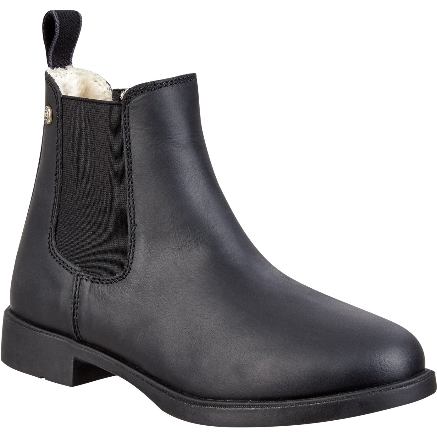 Winter Jodhpur Reitstiefeletten NOVA Classic Echtleder schwarz