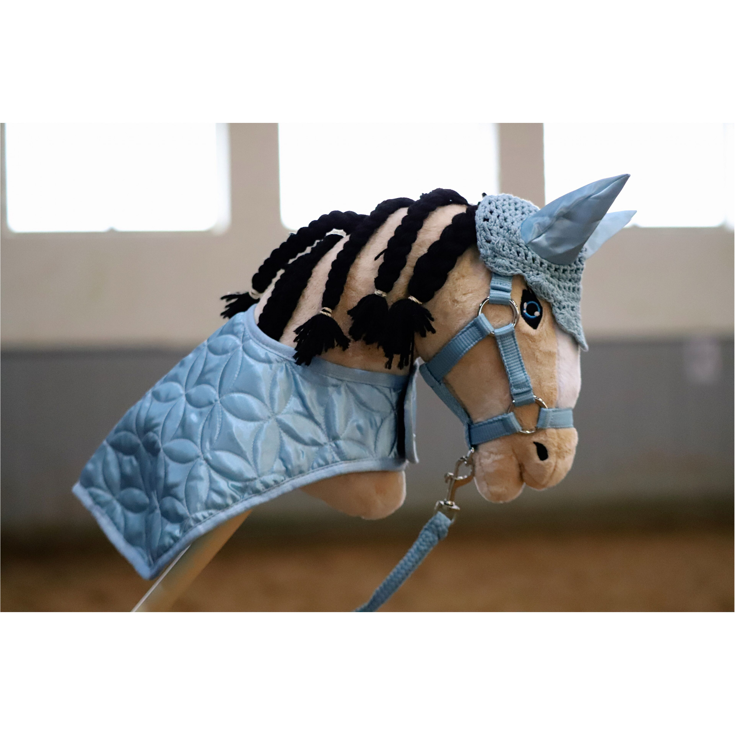 Fliegenhaube HOBBY HORSING hellblau