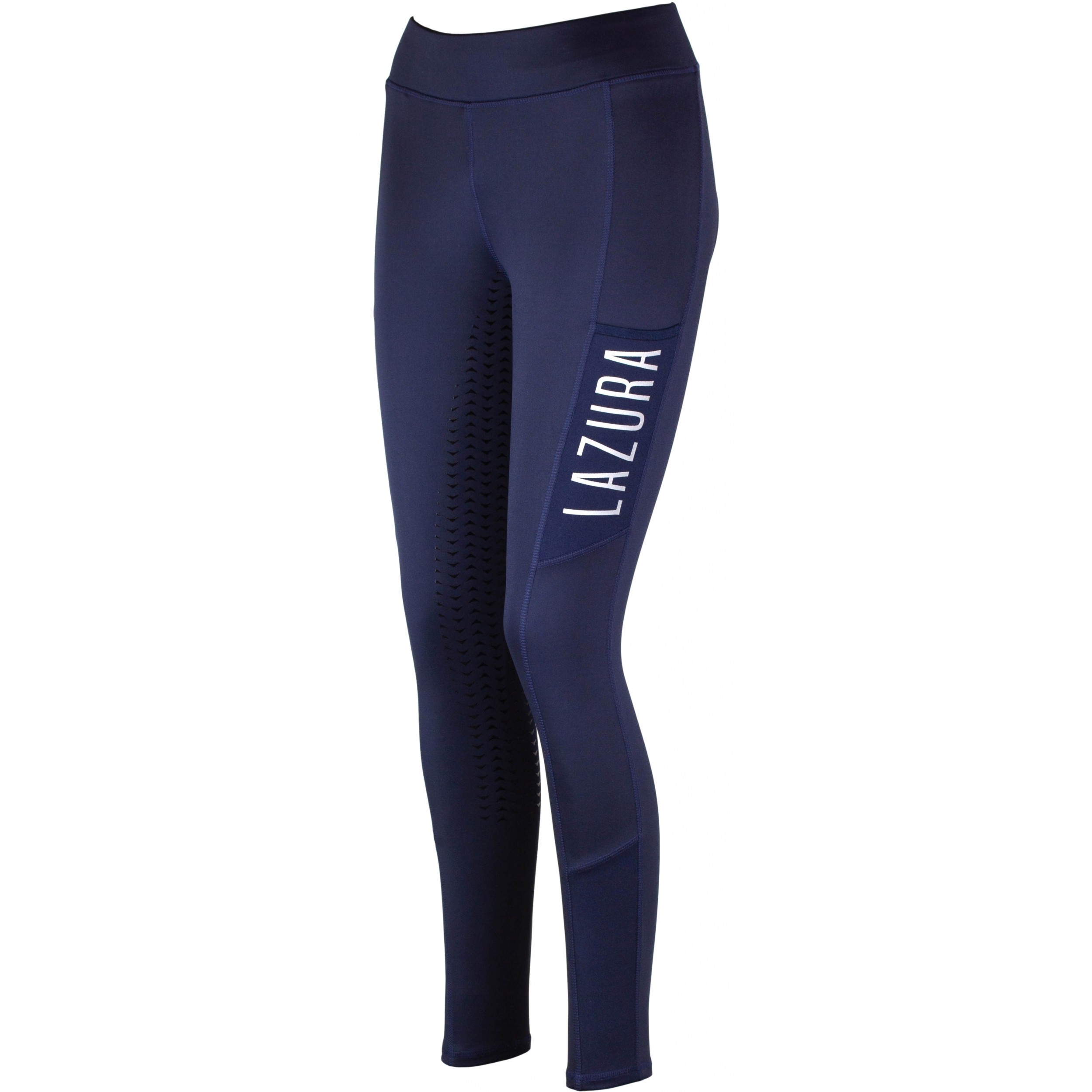 Damen Reitleggings Silikon Vollbesatz EMILIA nachtblau