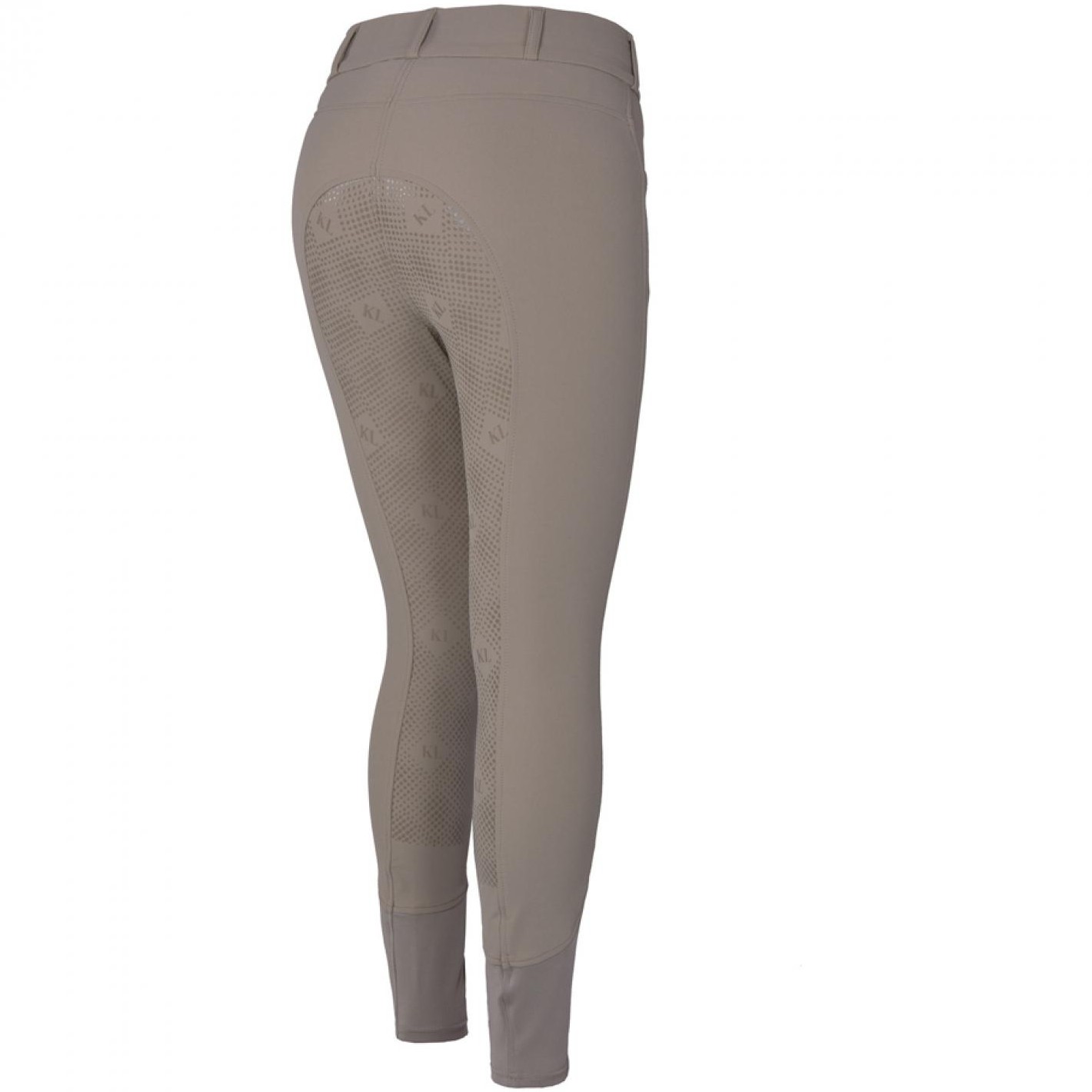 Damen Reithose Silikon Vollbesatz KLKadi E-Tec beige