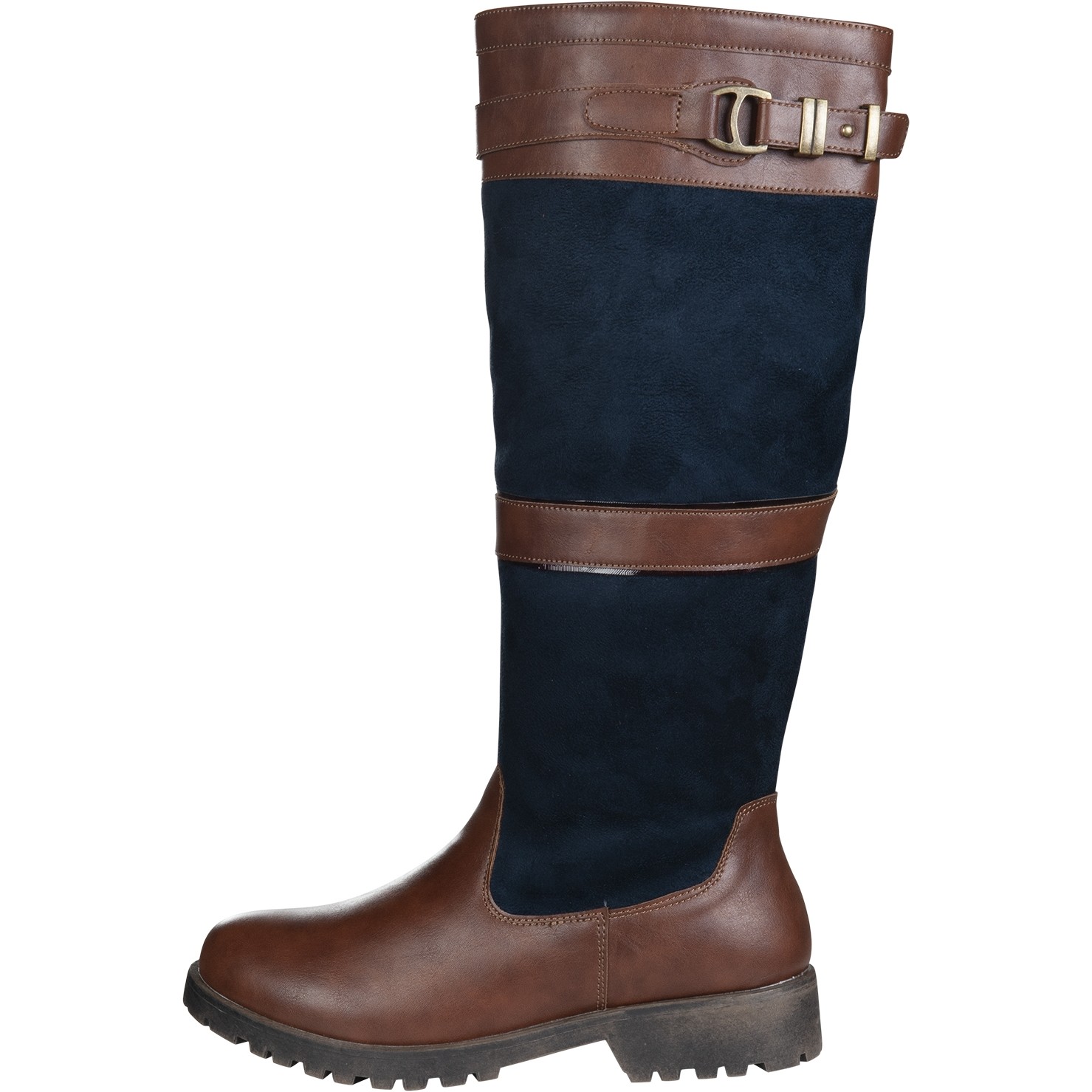 Damen Winterstiefel MEGHAN dunkelblau/braun