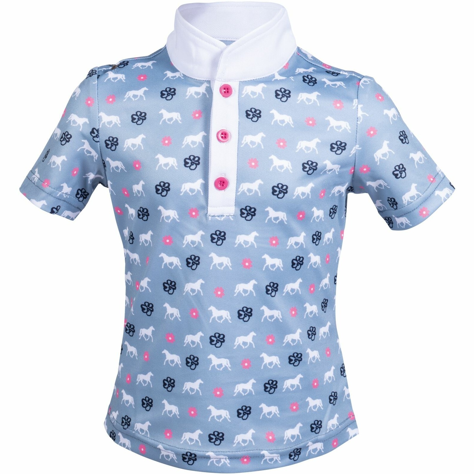 Kinder Poloshirt BRIA rauchblau