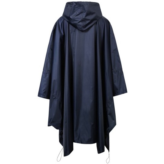 Regenponcho für Erwachsene blau