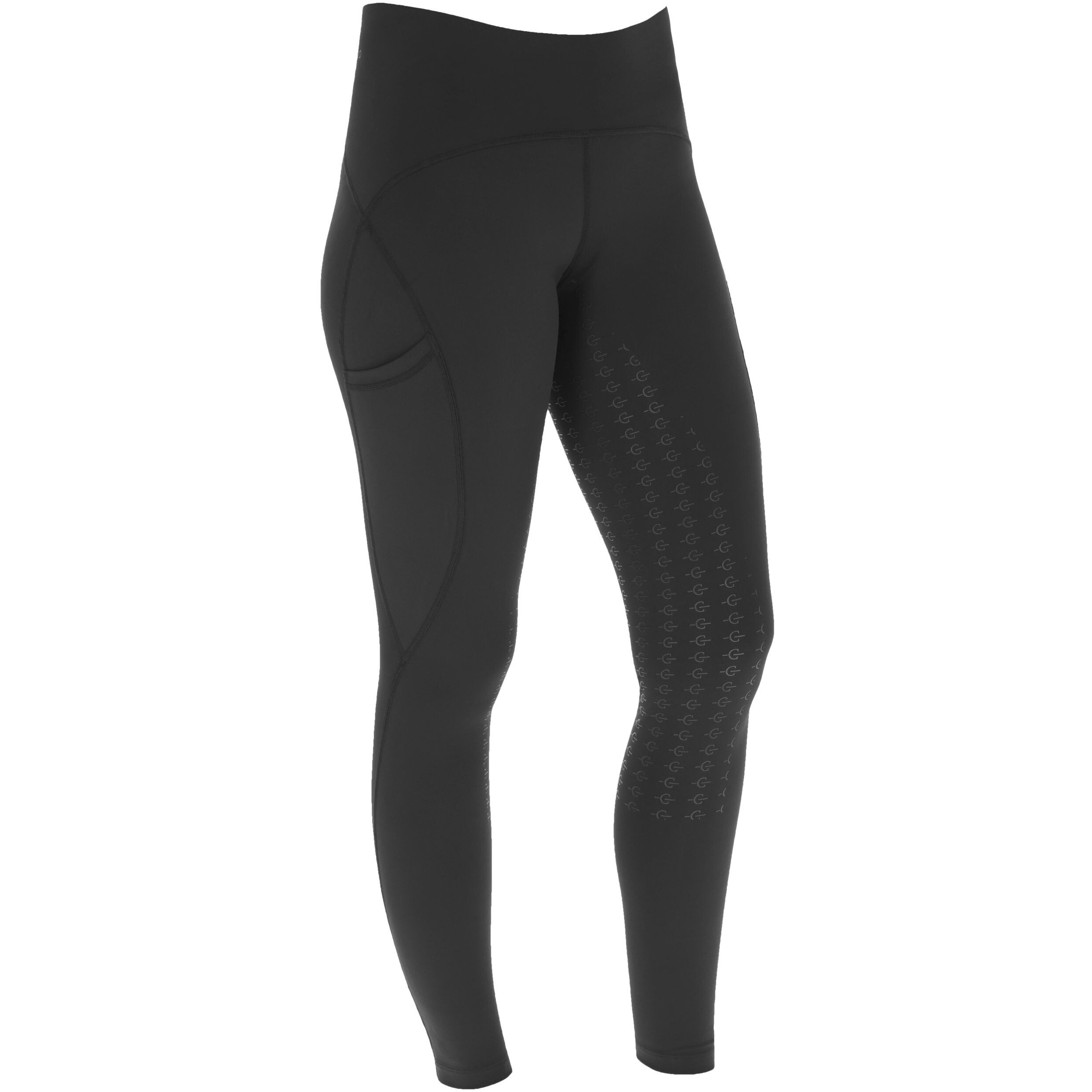 Damen Reitleggings Silikon Vollbesatz F/S 2025 black