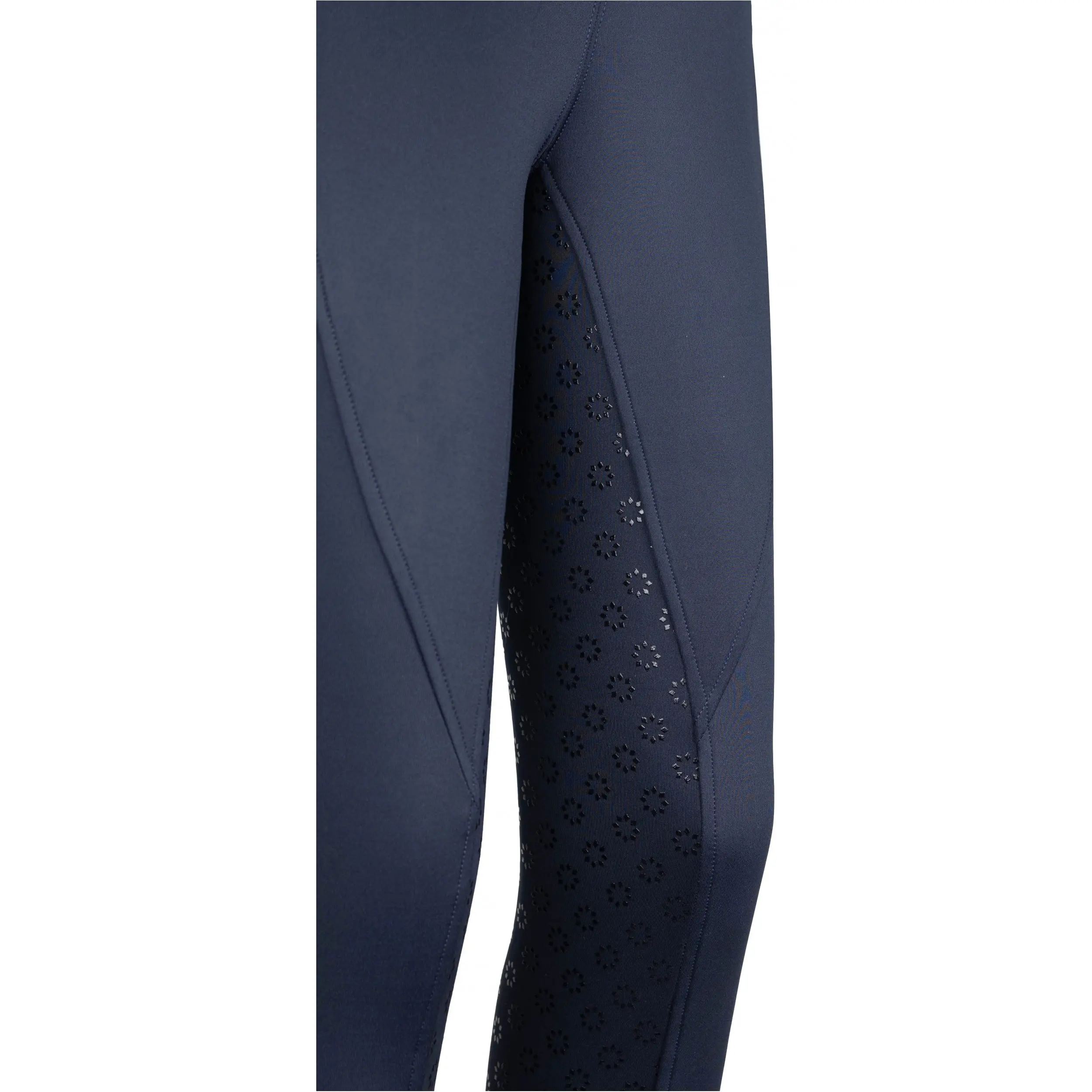 Winter Kinder Reitleggings Silikon Vollbesatz THEA dark navy