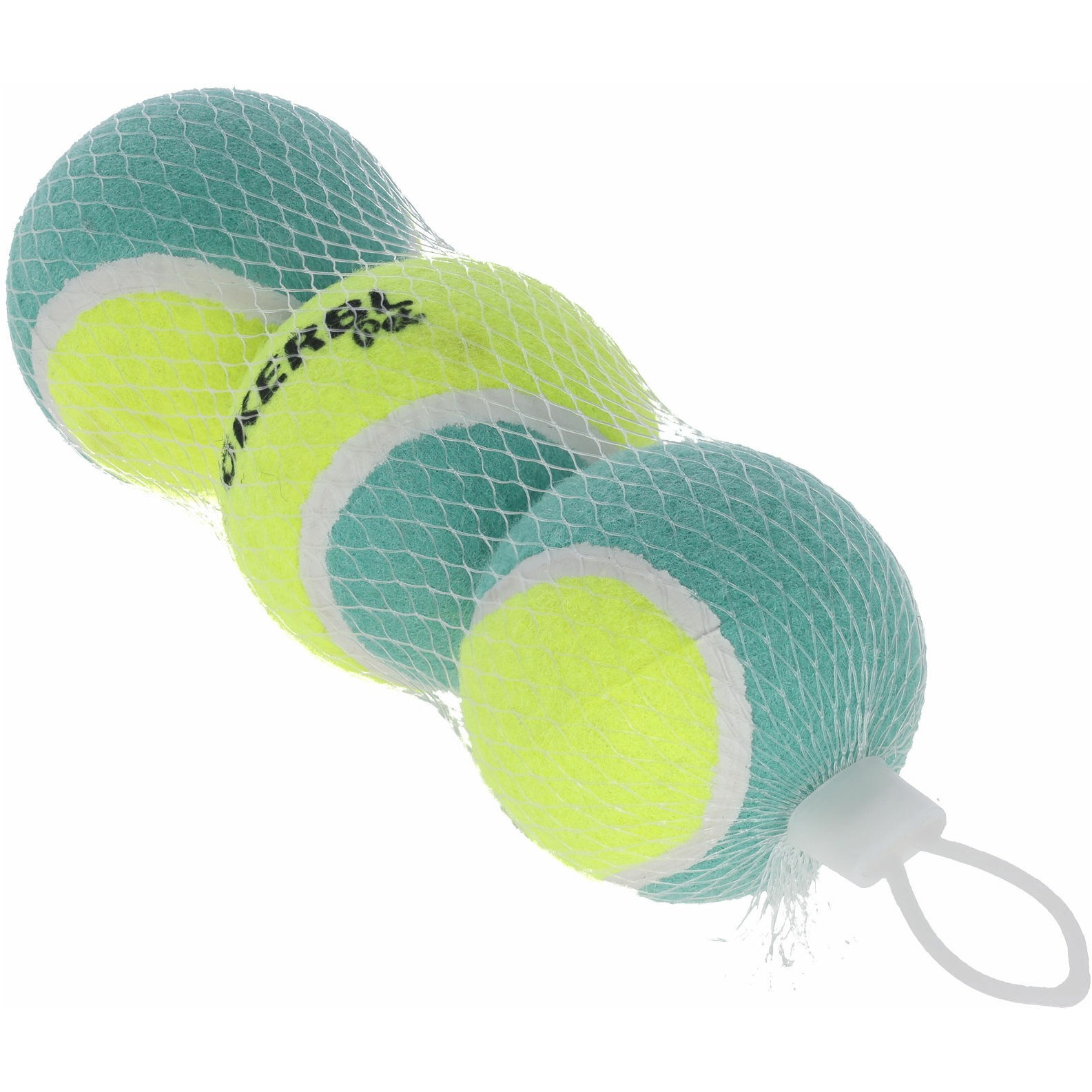 Tennisbälle (3er Set) gelb/türkis ø 6,5cm