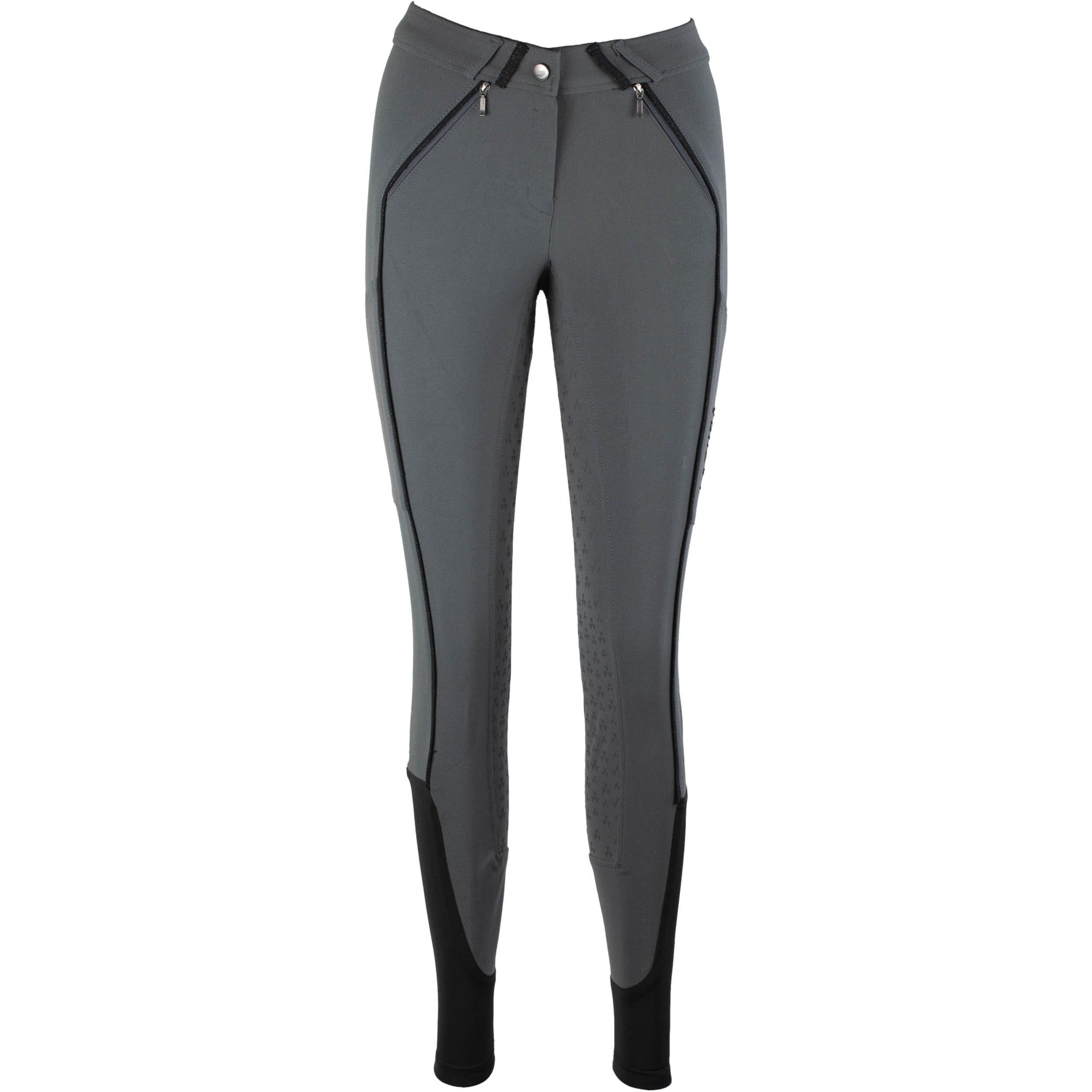 Damen Reithose Silikon Vollbesatz FIONA asphalt