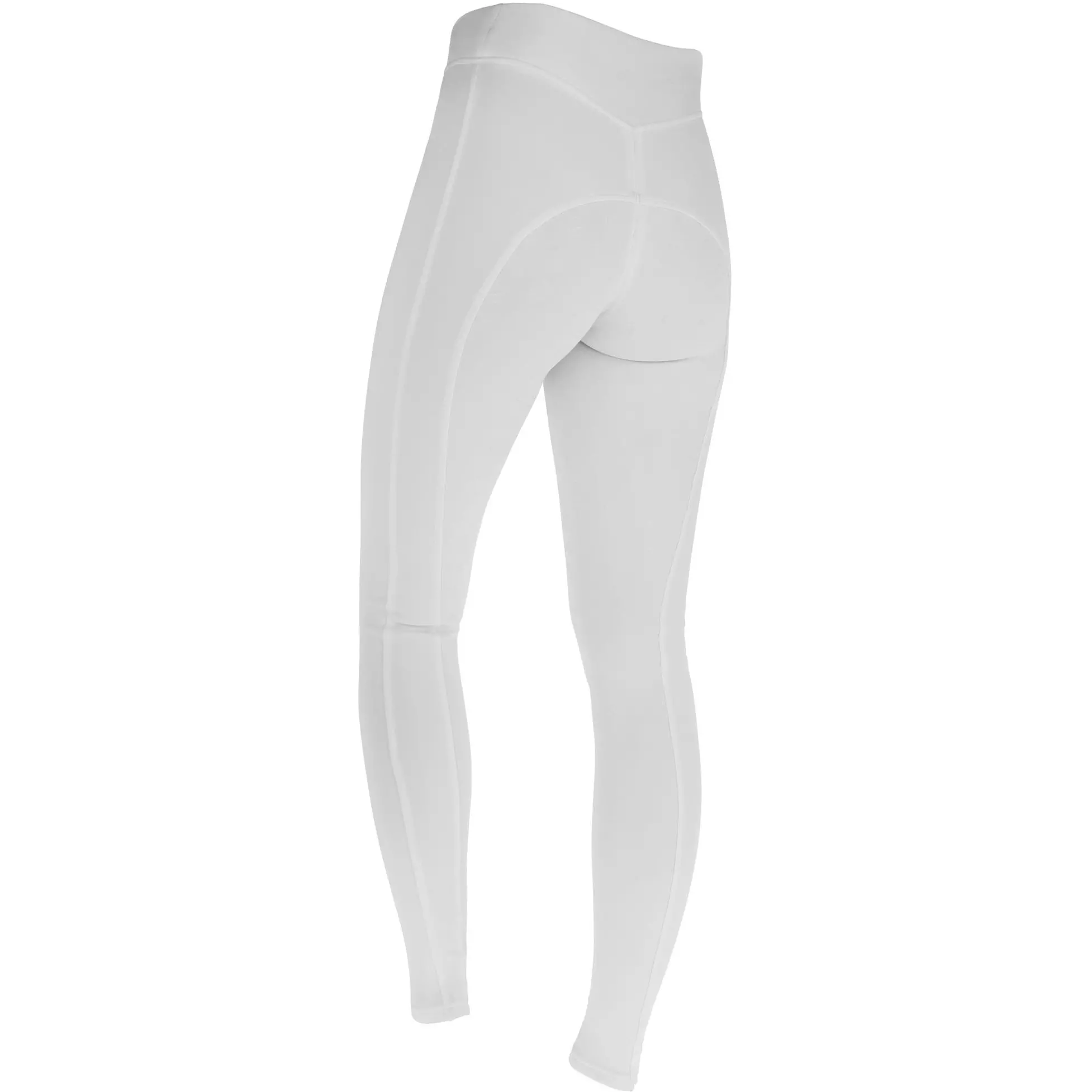 Kinder Reitleggings Silikon Vollbesatz CLASSIC STAR weiß