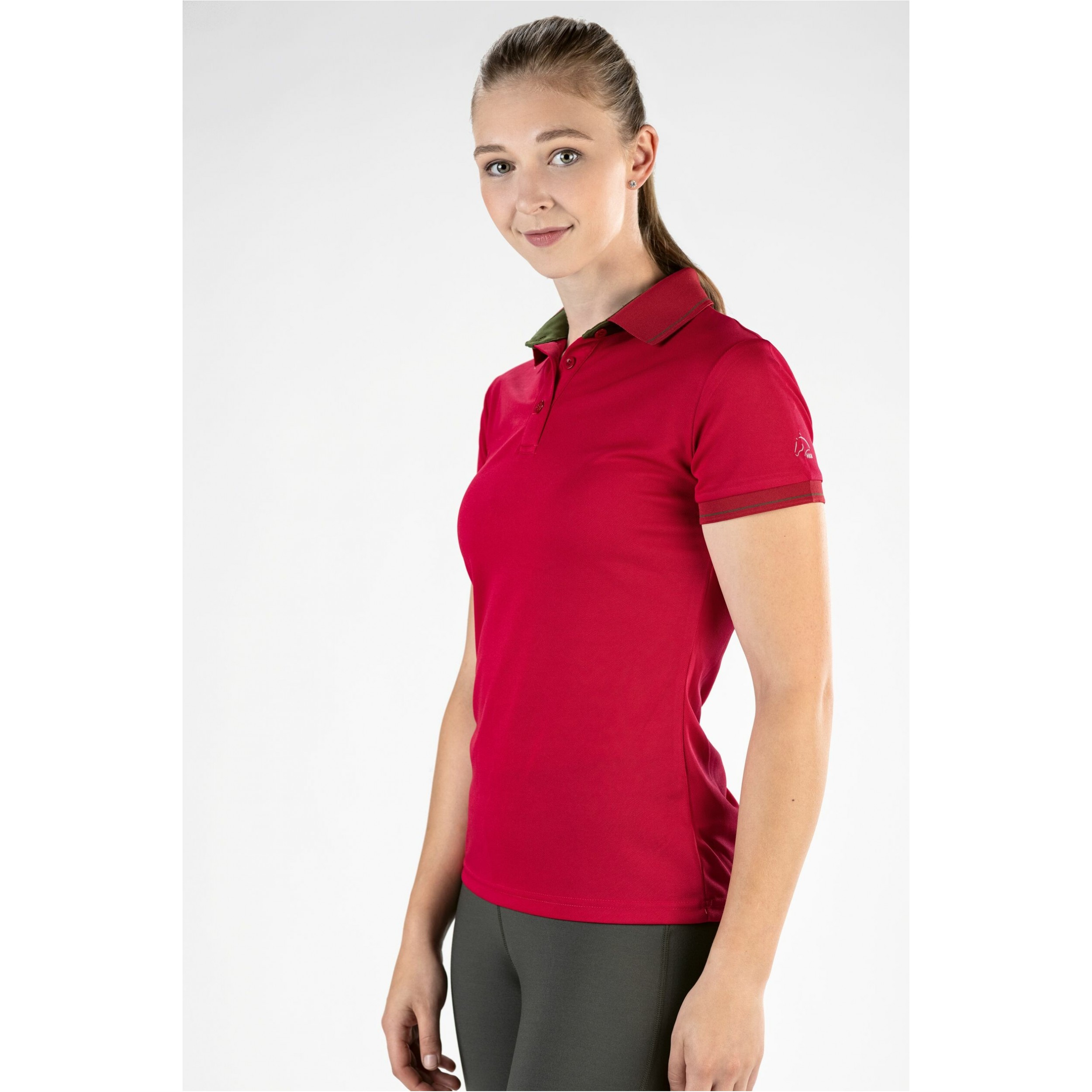 Damen Poloshirt CLASSICO cranberry