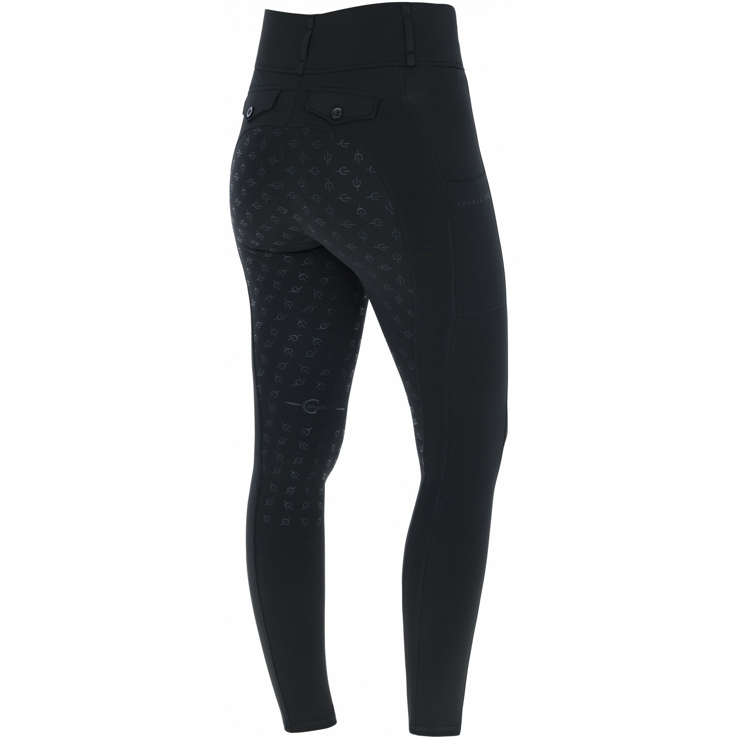 Damen Reitleggings Silikon Vollbesatz H/W24 black