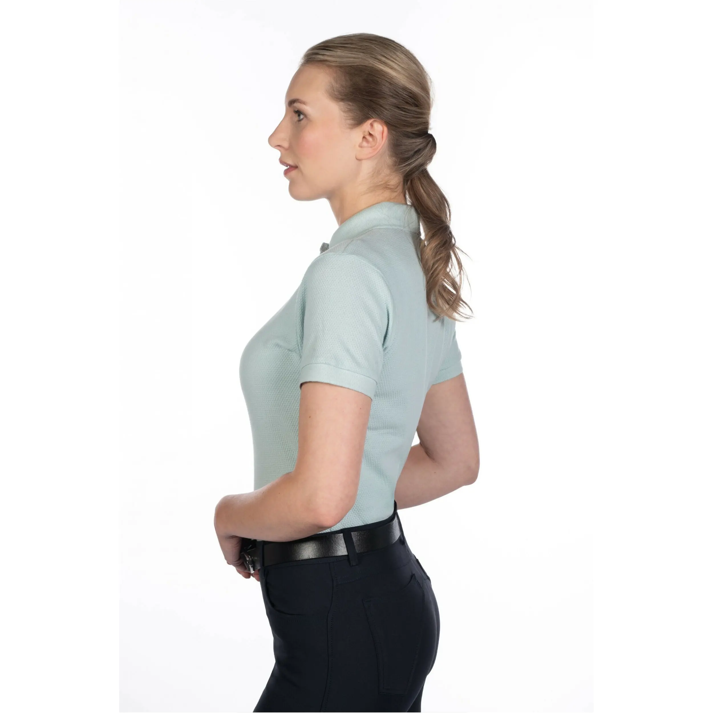 Damen Poloshirt ELISA hellblau