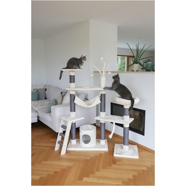 Kratzbaum CREATIV ADVENTURE beige/grau 150cm 