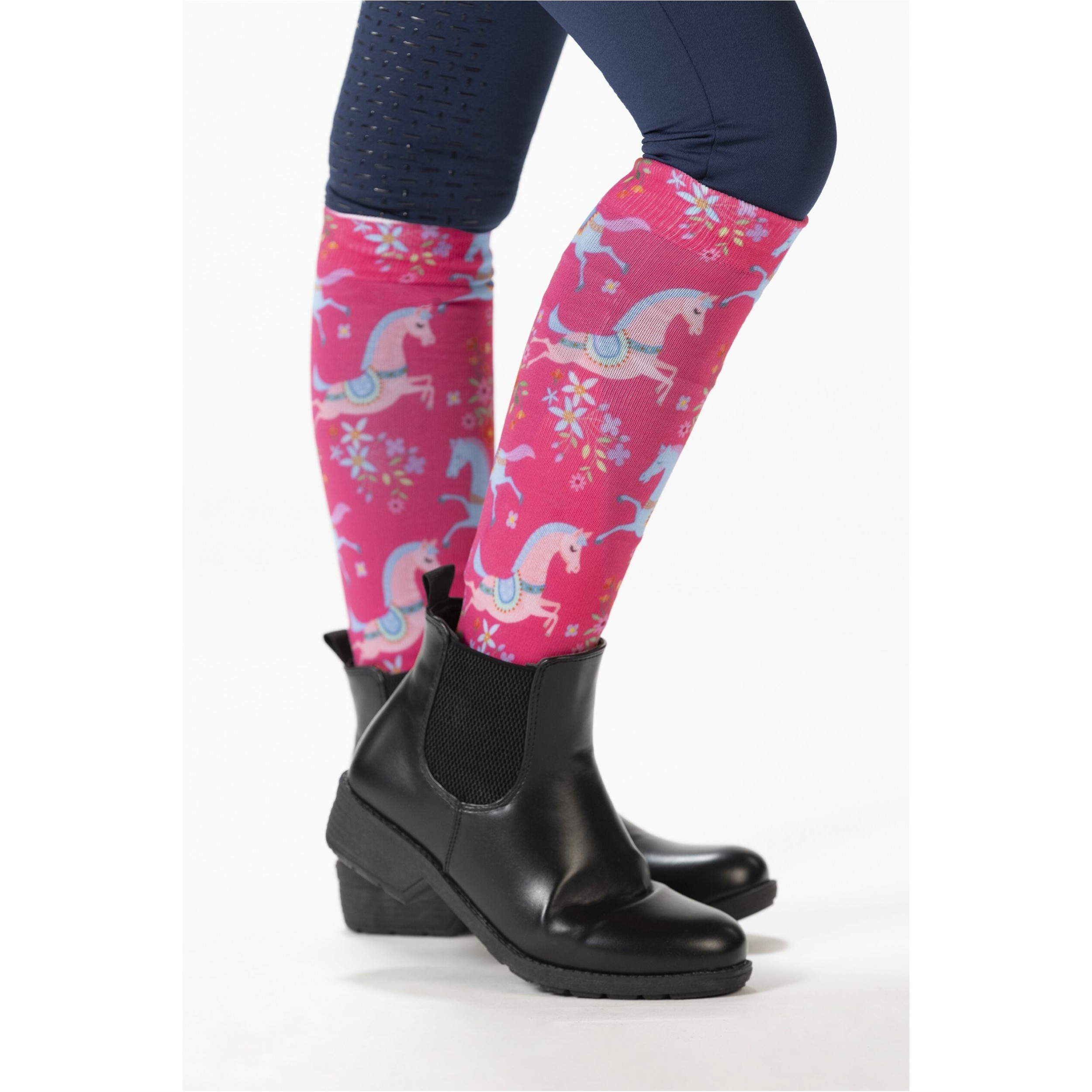 Kinder Reitsocken PONY DREAM pink