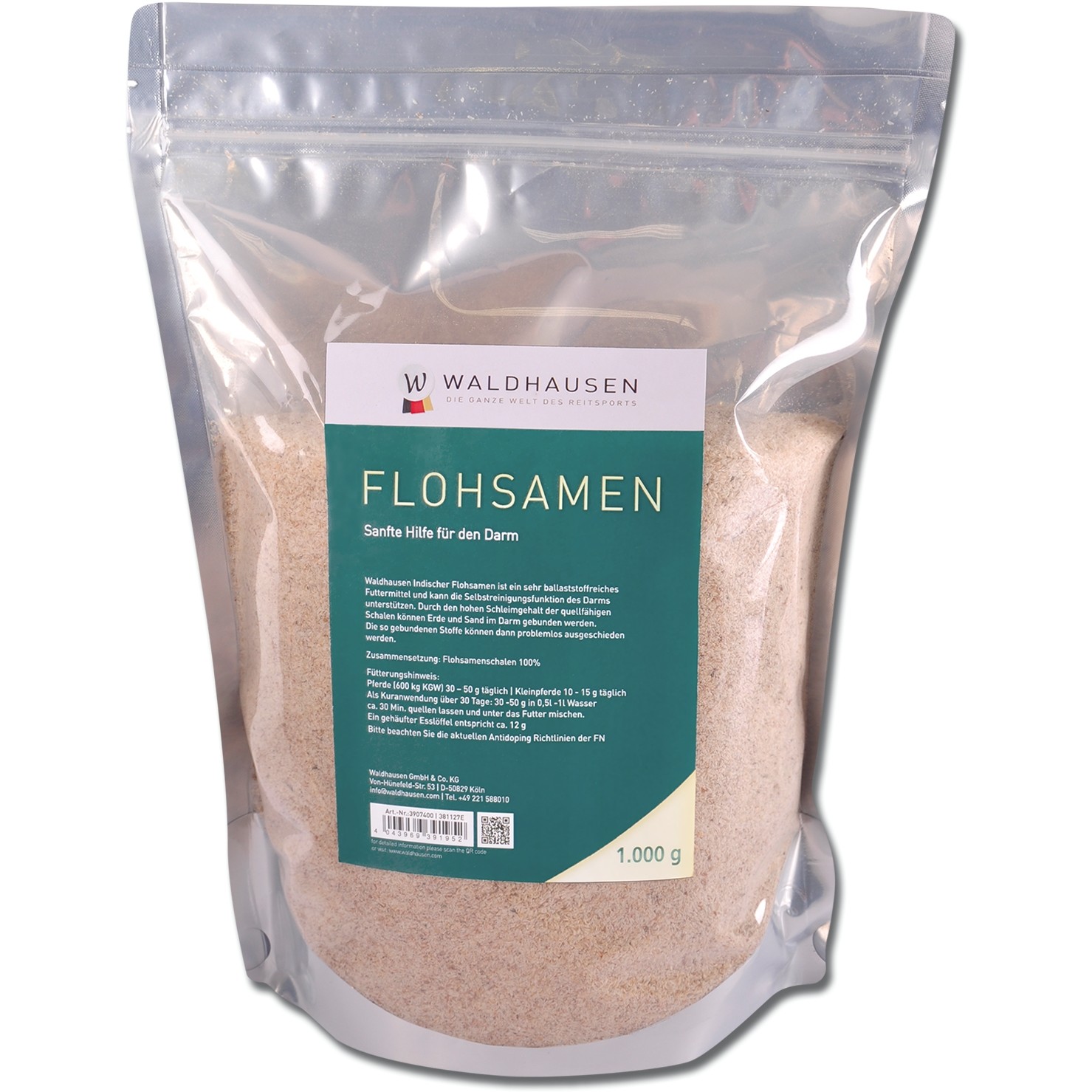 Flohsamen - Sanfte Hilfe für den Darm - 1000g